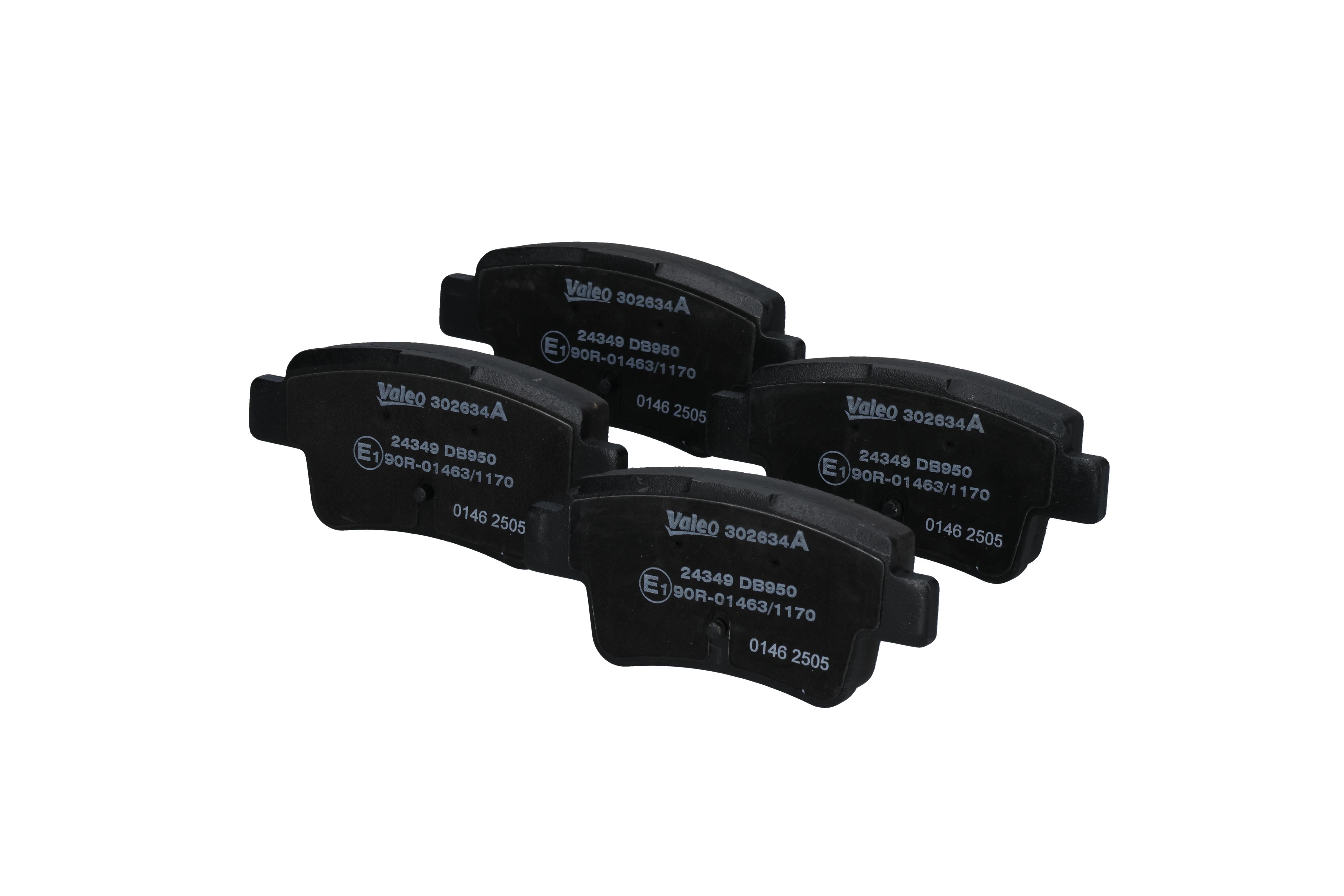 Plaquettes de frein 302634A VALEO 93189823 Volkswagen