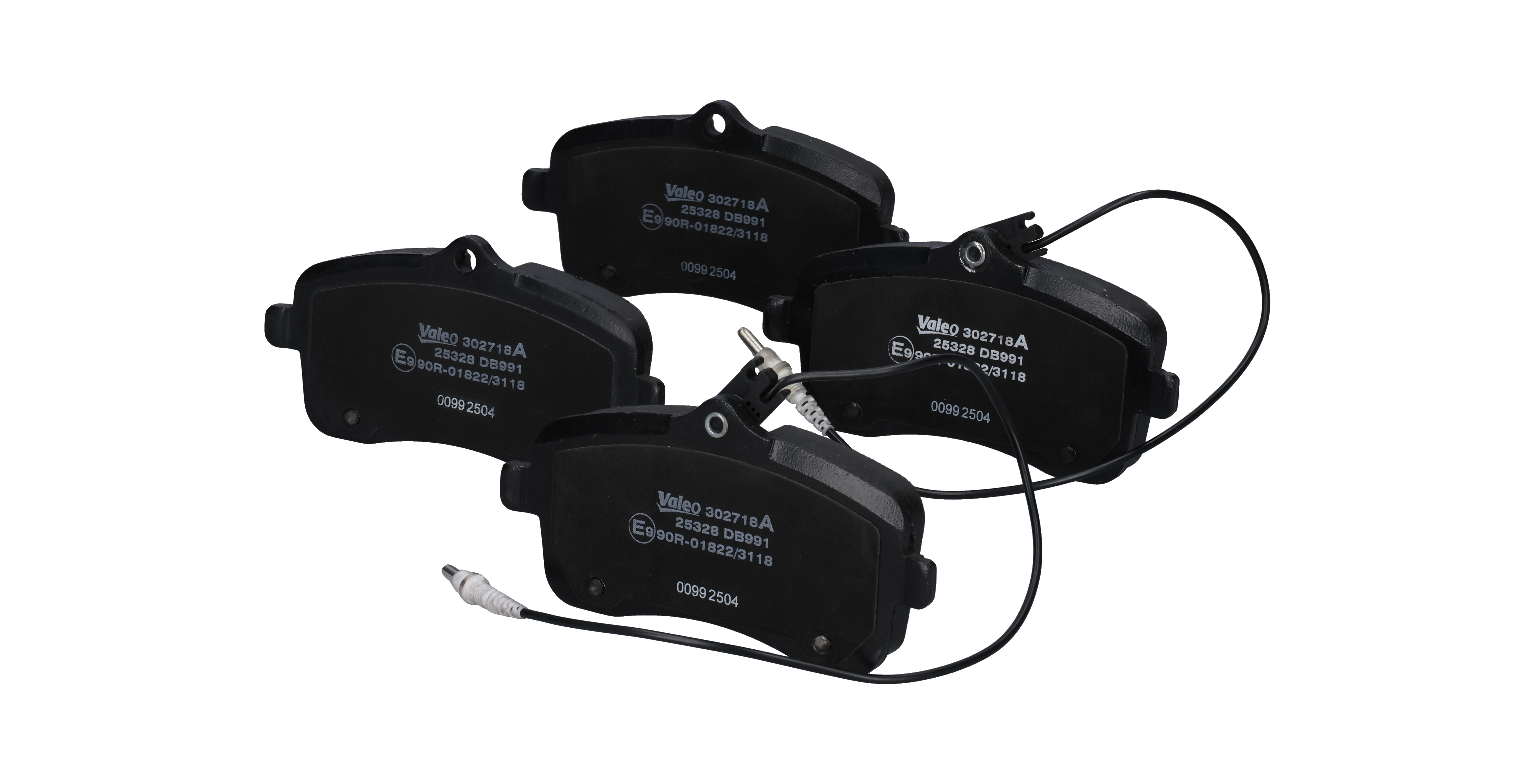 Jarrupalat, levyjarru 302718A VALEO 4254 78 CITROËN