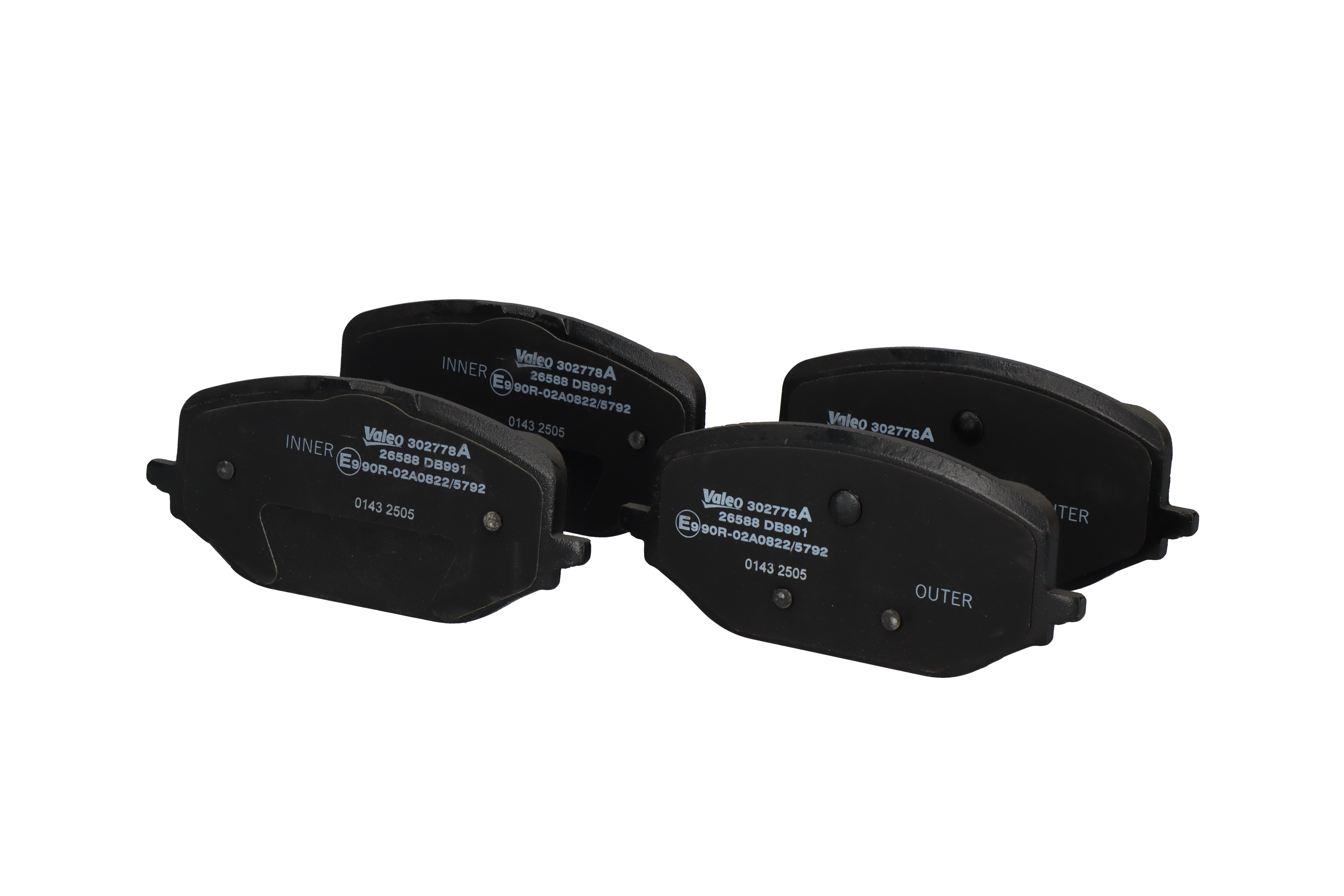 302778A Bremsbeläge VALEO 1647880280 FIAT