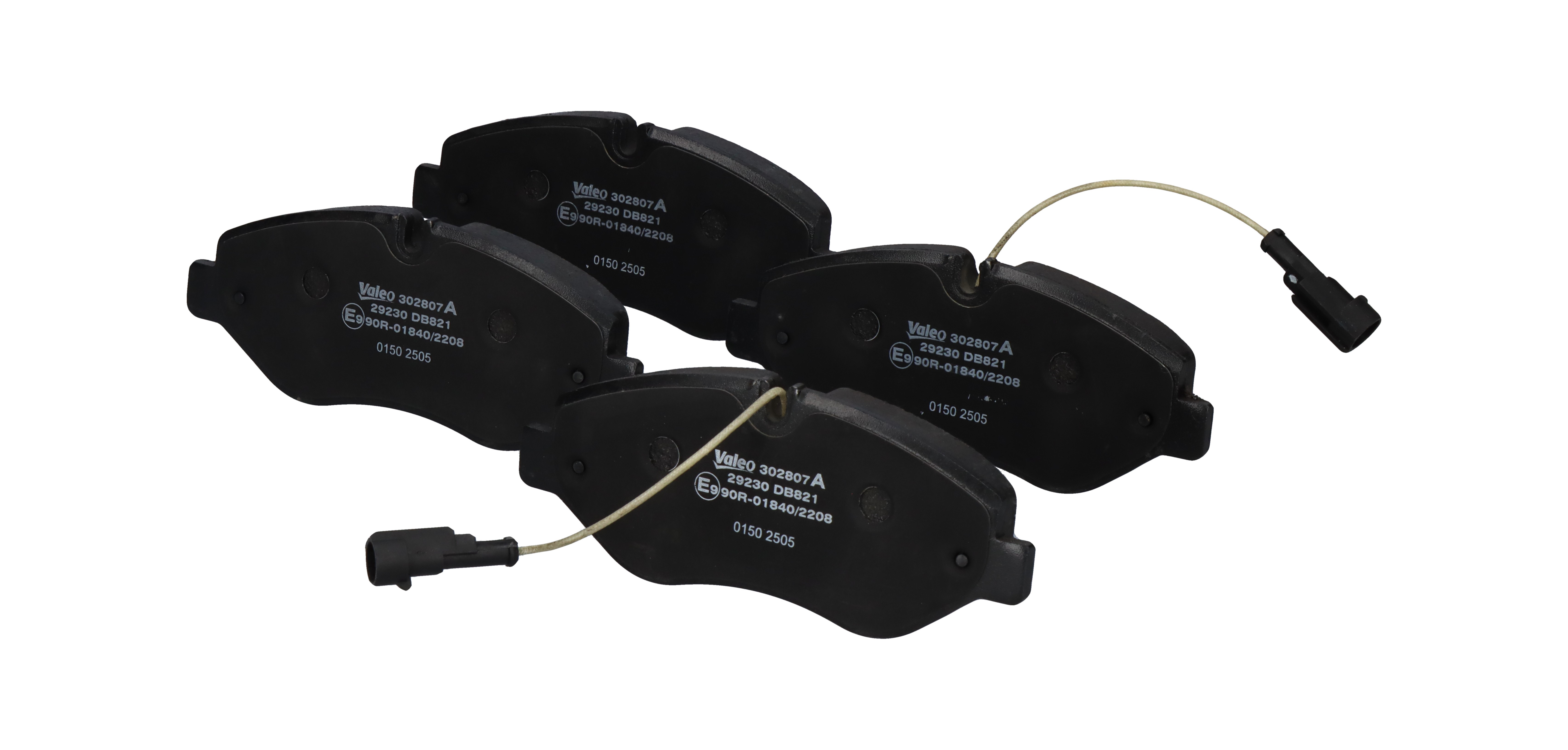 Plaquettes de frein 302807A VALEO D1060-9X60B TOYOTA