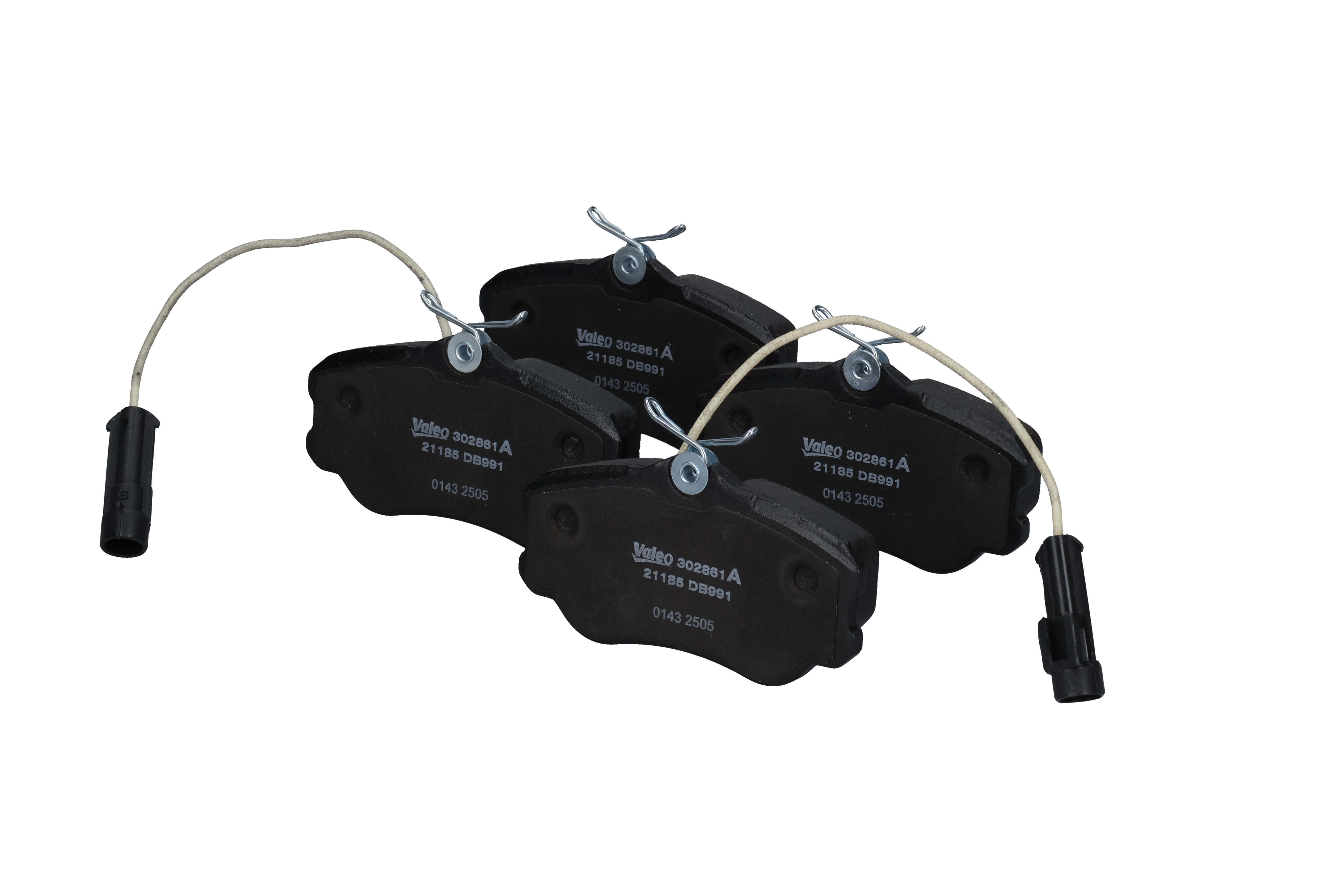 Piduriklotsid 302861A VALEO 793774 LANCIA