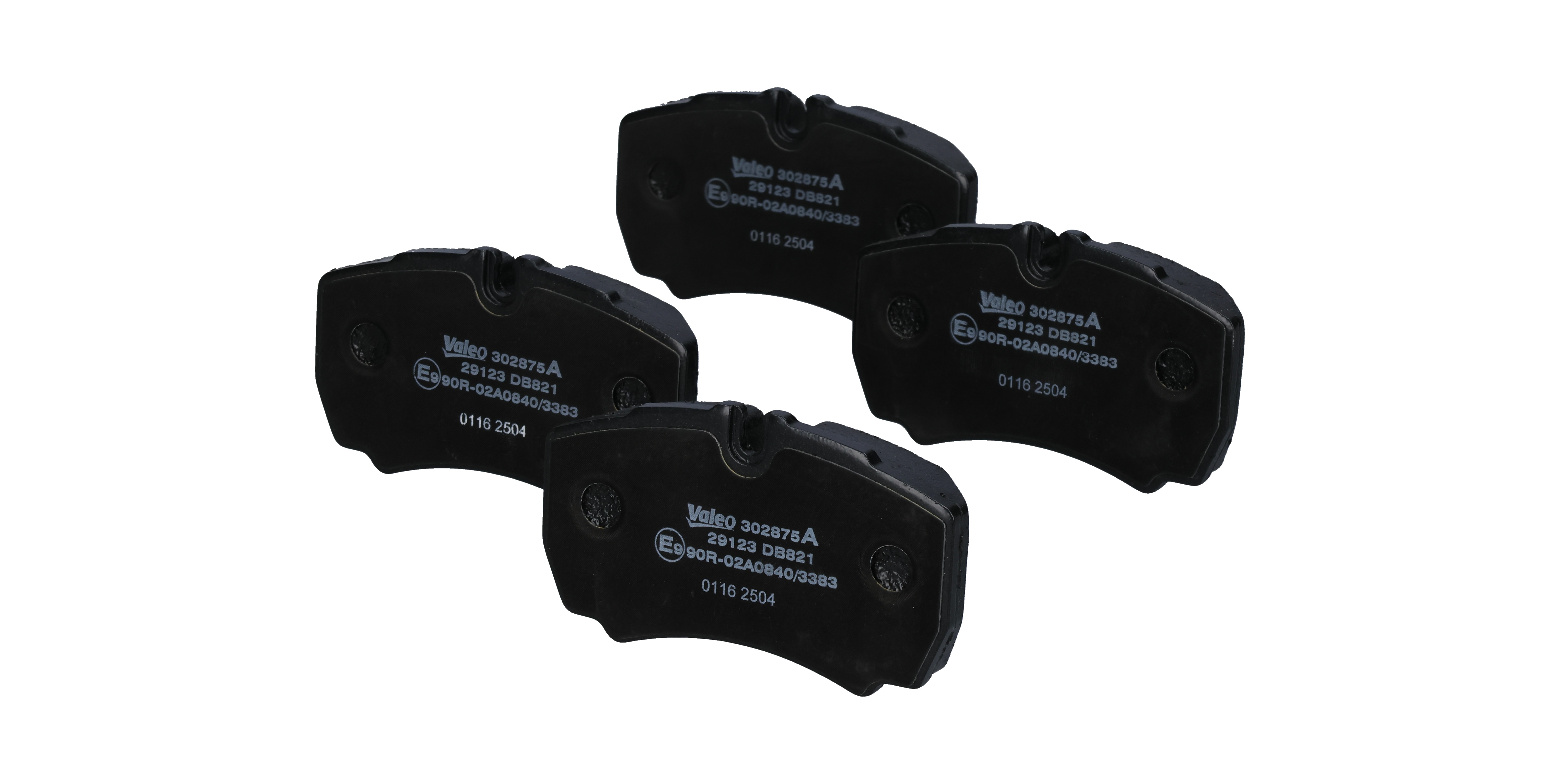 Bromsbelägg 302875A VALEO 8C1V2M008AA FORD