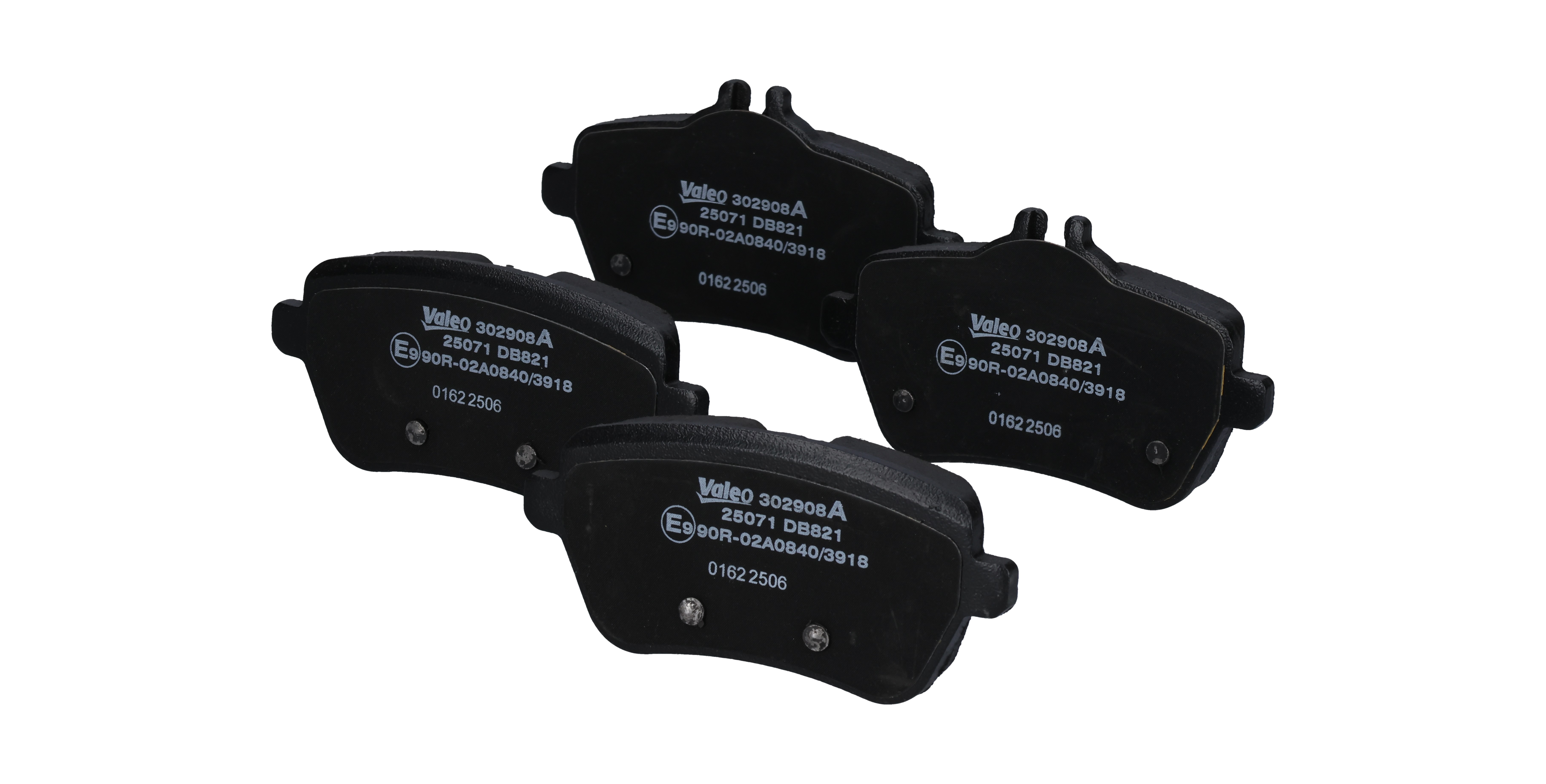 Plaquettes de frein 302908A VALEO 64207220 BRABUS