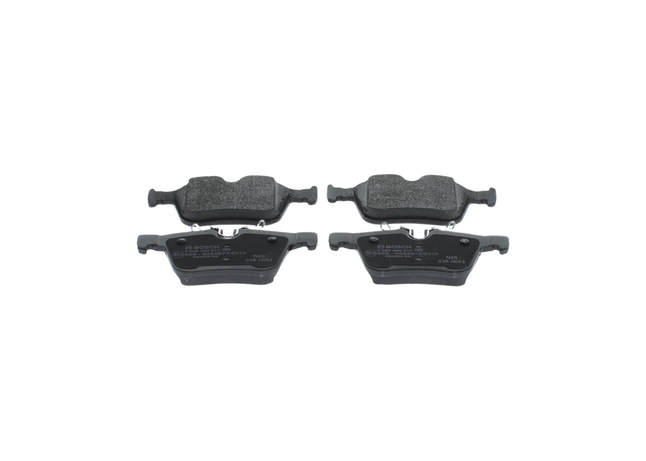 Plaquettes de frein 0 986 460 217 BOSCH T4K 17558 HONDA