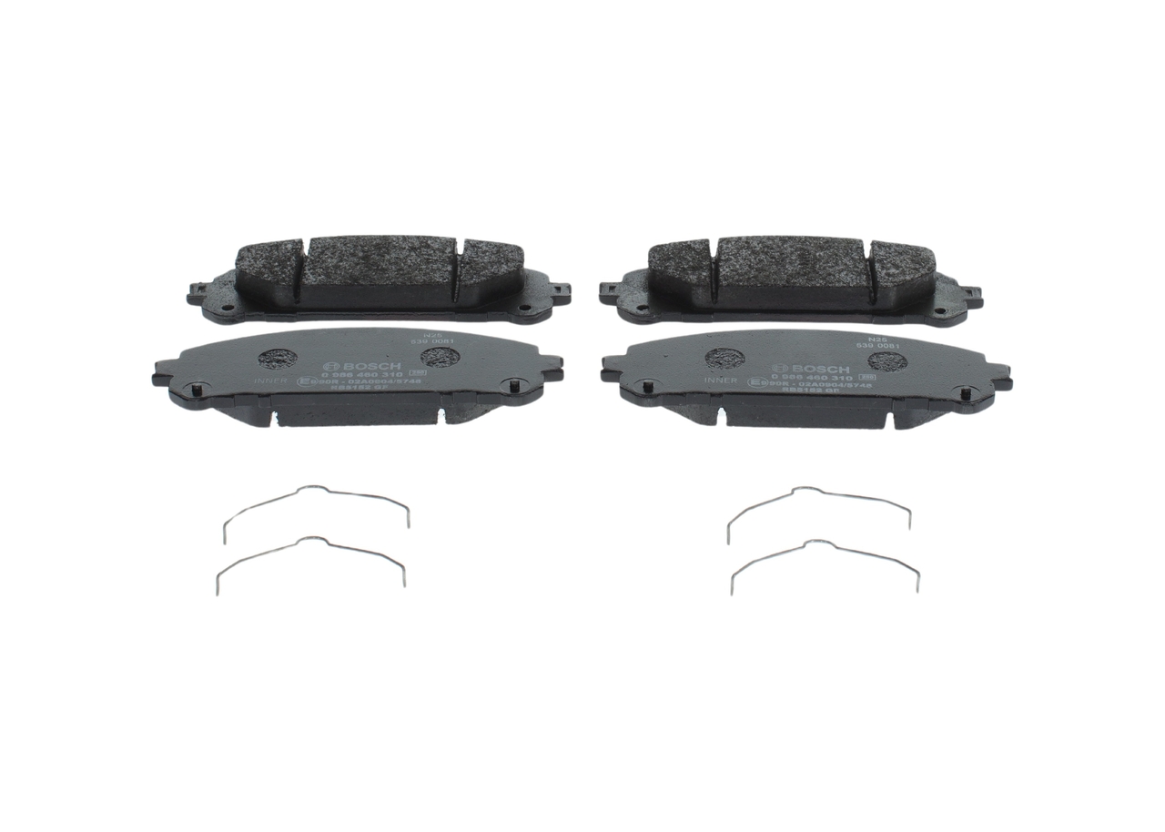 0 986 460 310 Bremsbeläge BOSCH 0446578030 SUBARU