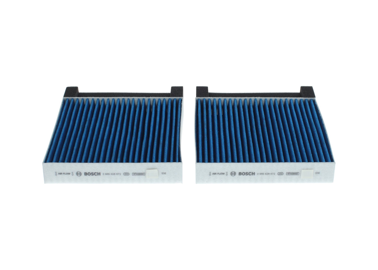 Filtro de habitáculo 0 986 628 672 BOSCH 223 835 24 00 Kit de filtros, recirculación aire habitáculo 0 986 628 672 BOSCH 223 835 24 00 MERCEDES-BENZ