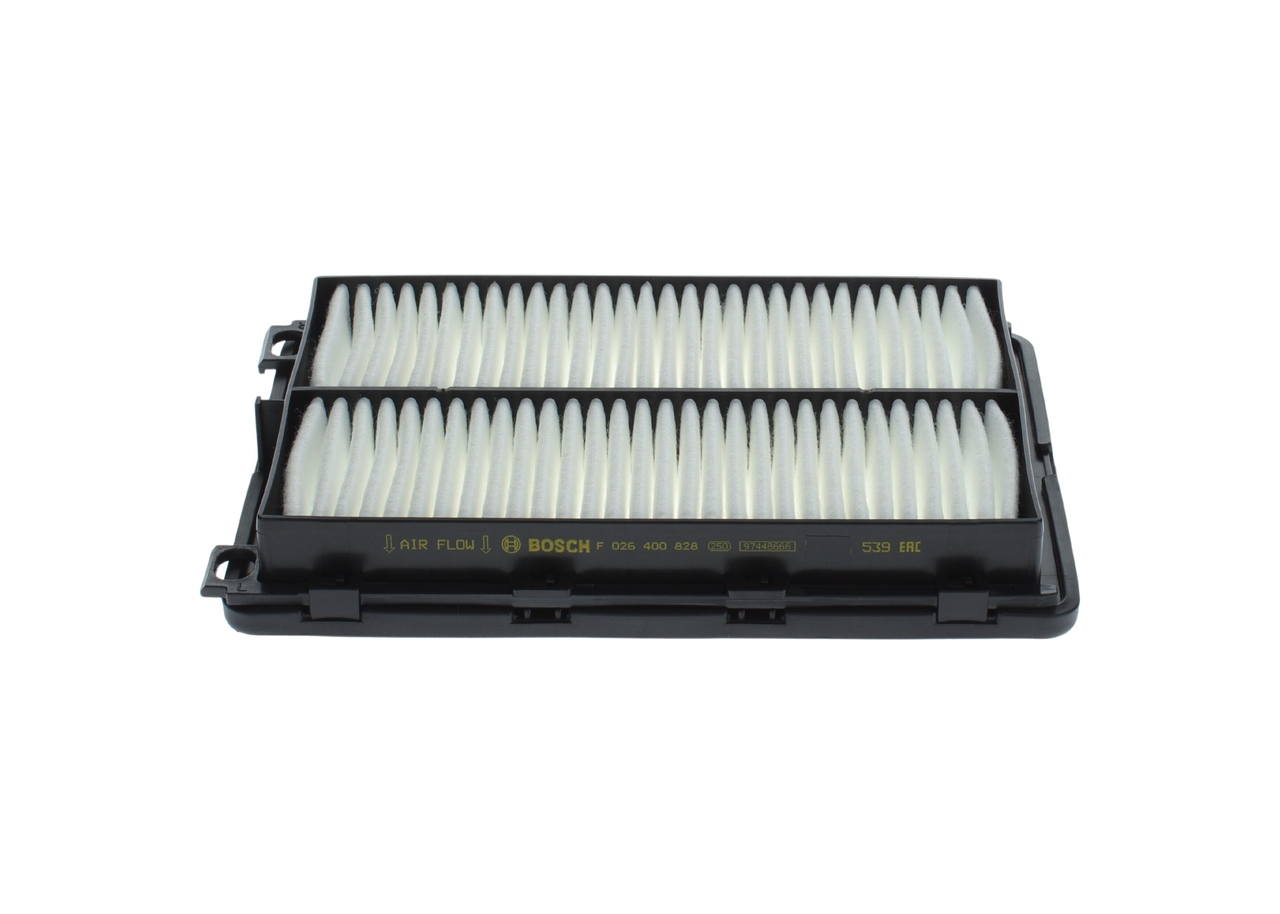 BOSCH F 026 400 828 Gaisa filtrs — Kia OPTIMA Sportswagon 1.7 CRDi 141 ZS 2017 D4FD Dīzelis BOSCH F 026 400 828 Gaisa filtrs Kia Optima Sportswagon 1.7 CRDi 141 ZS Dīzelis cena
