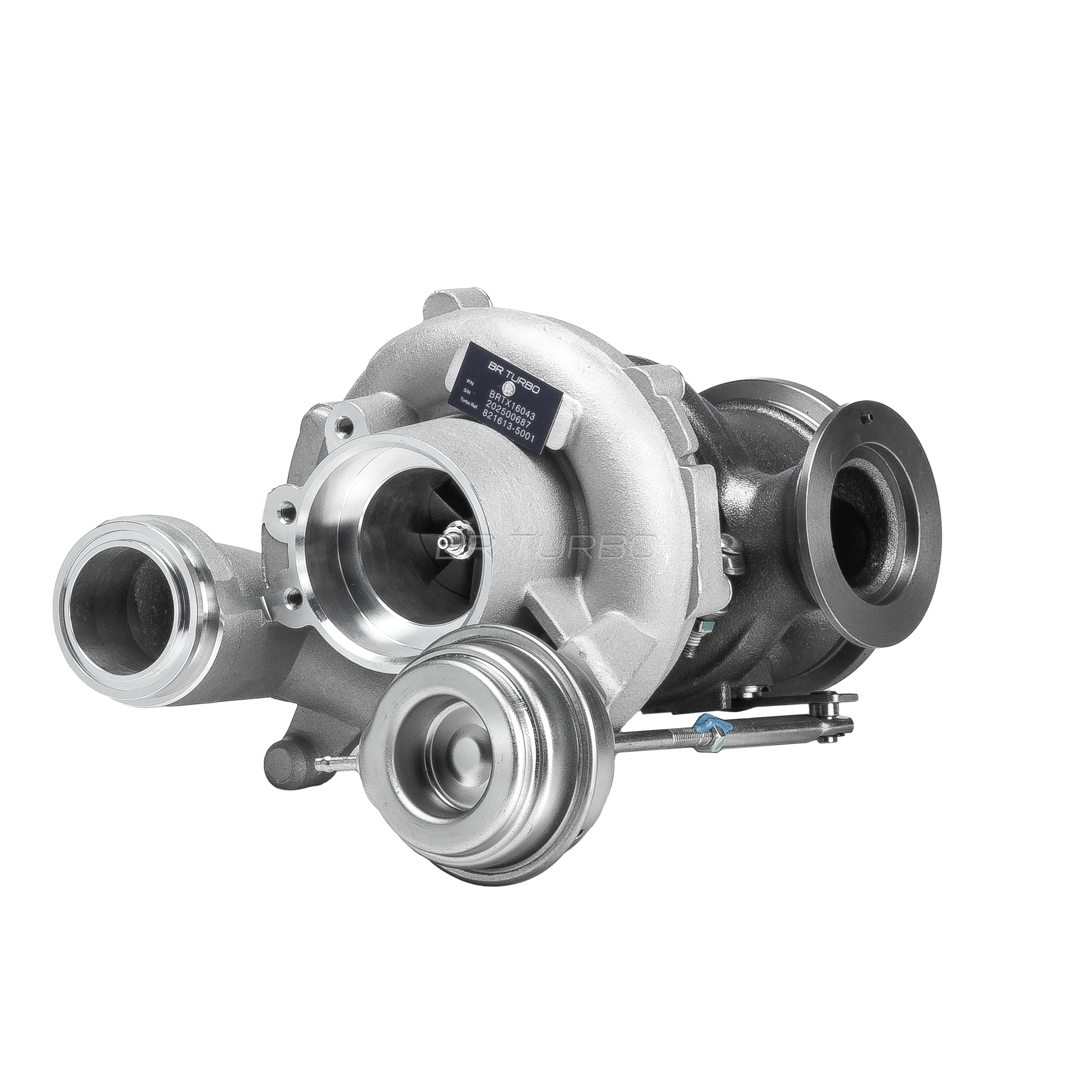 BR Turbo BRTX16043 Kompresors — BMW 7 F01, F02, F03, F04 750 i, Li 449 ZS 2013 N63 B44 B Otto BR Turbo BRTX16043 Turbīna BMW F01 750 i, Li 449 ZS Benzīns cena