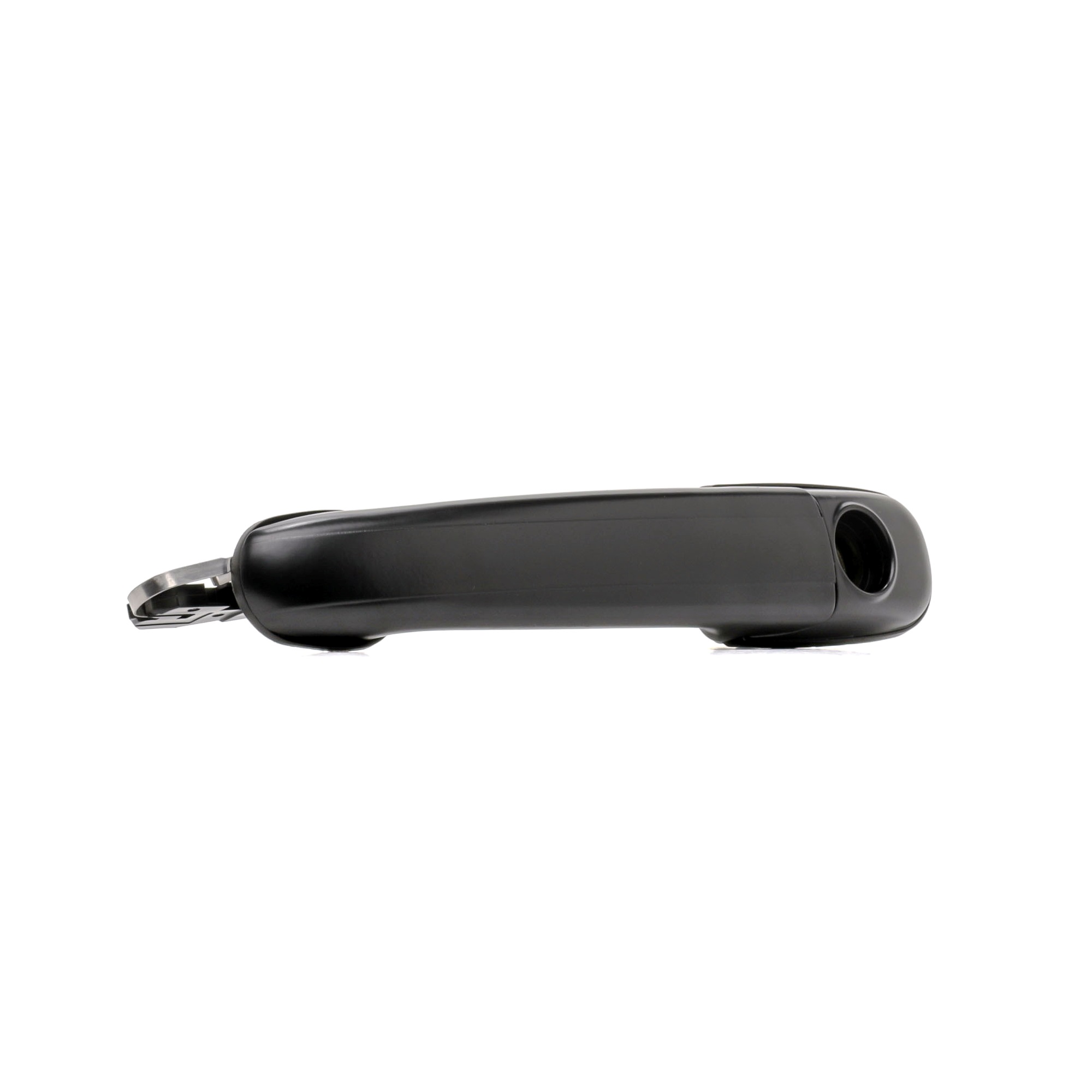Side view of RIDEX 1373D0546 Door Handle without key, Right Front, black