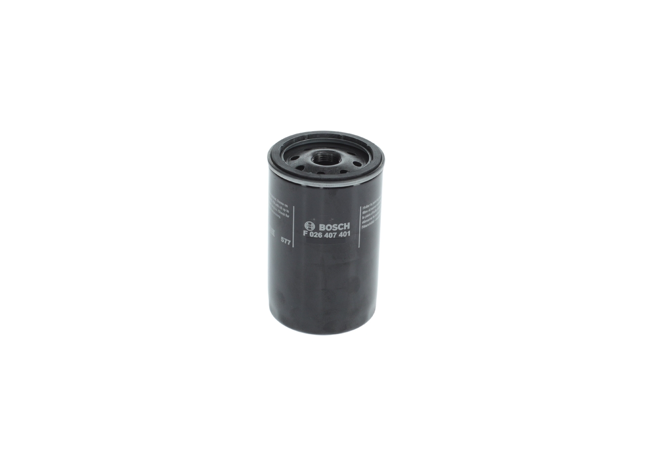 BOSCH F 026 407 401 Oil filter Spin-on Filter, with one anti-return valve-image-25370697