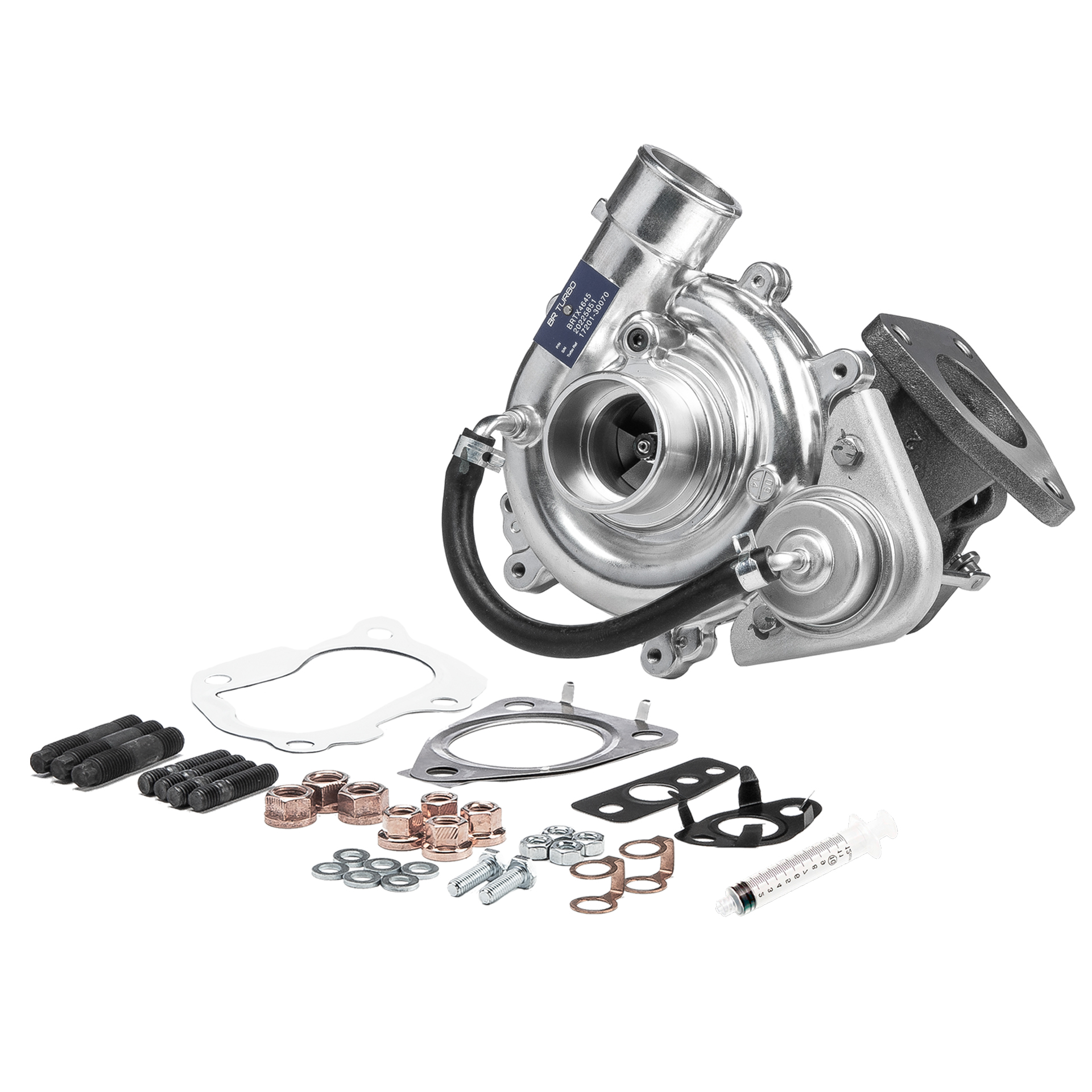 Turbocharger, montageset BRTX4645M BR Turbo 17201-30070 TOYOTA