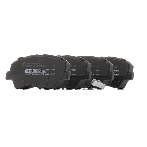 RIDEX PLUS 402B1053P Jarrupalat, levyjarru