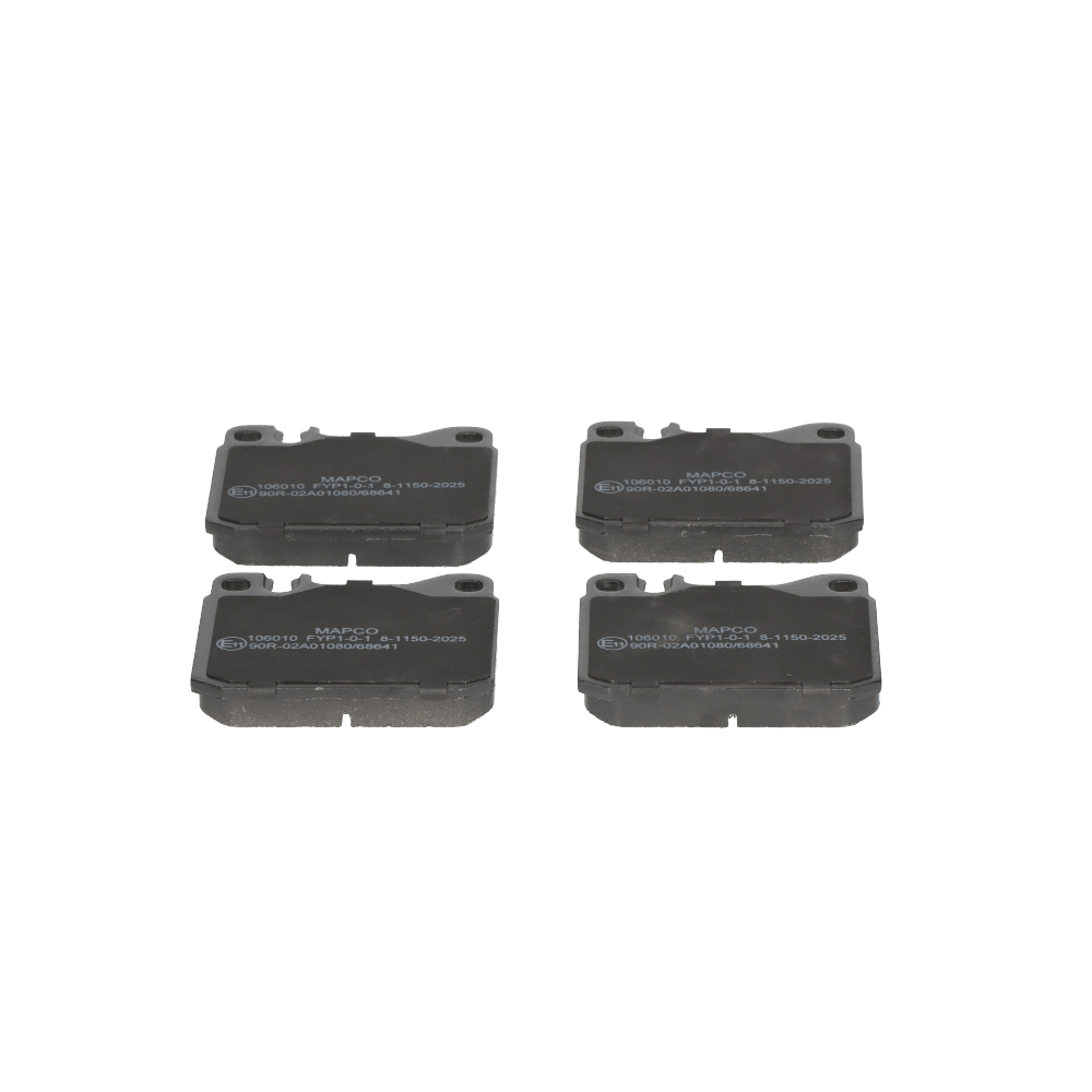 MAPCO 106010 Brzdové doštičky/platničky