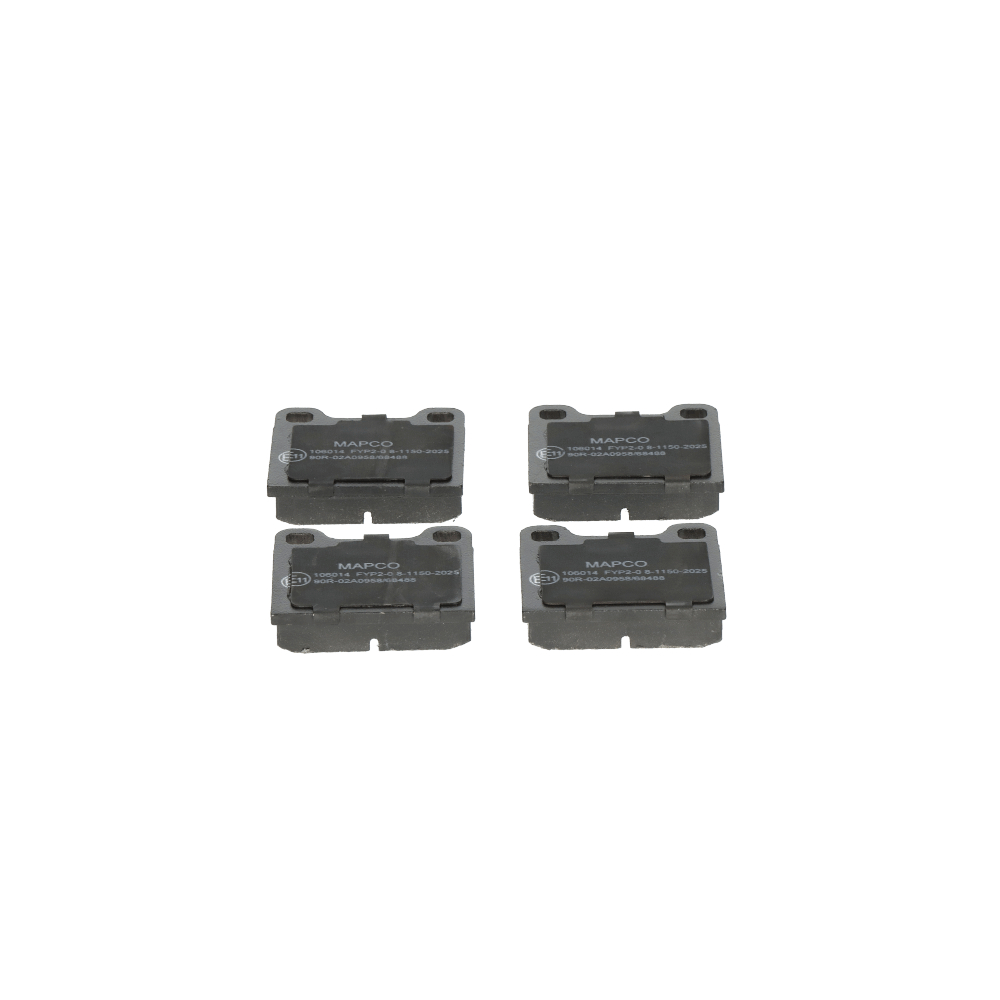 Online Shop: Bremsbelagsatz MAPCO 106014