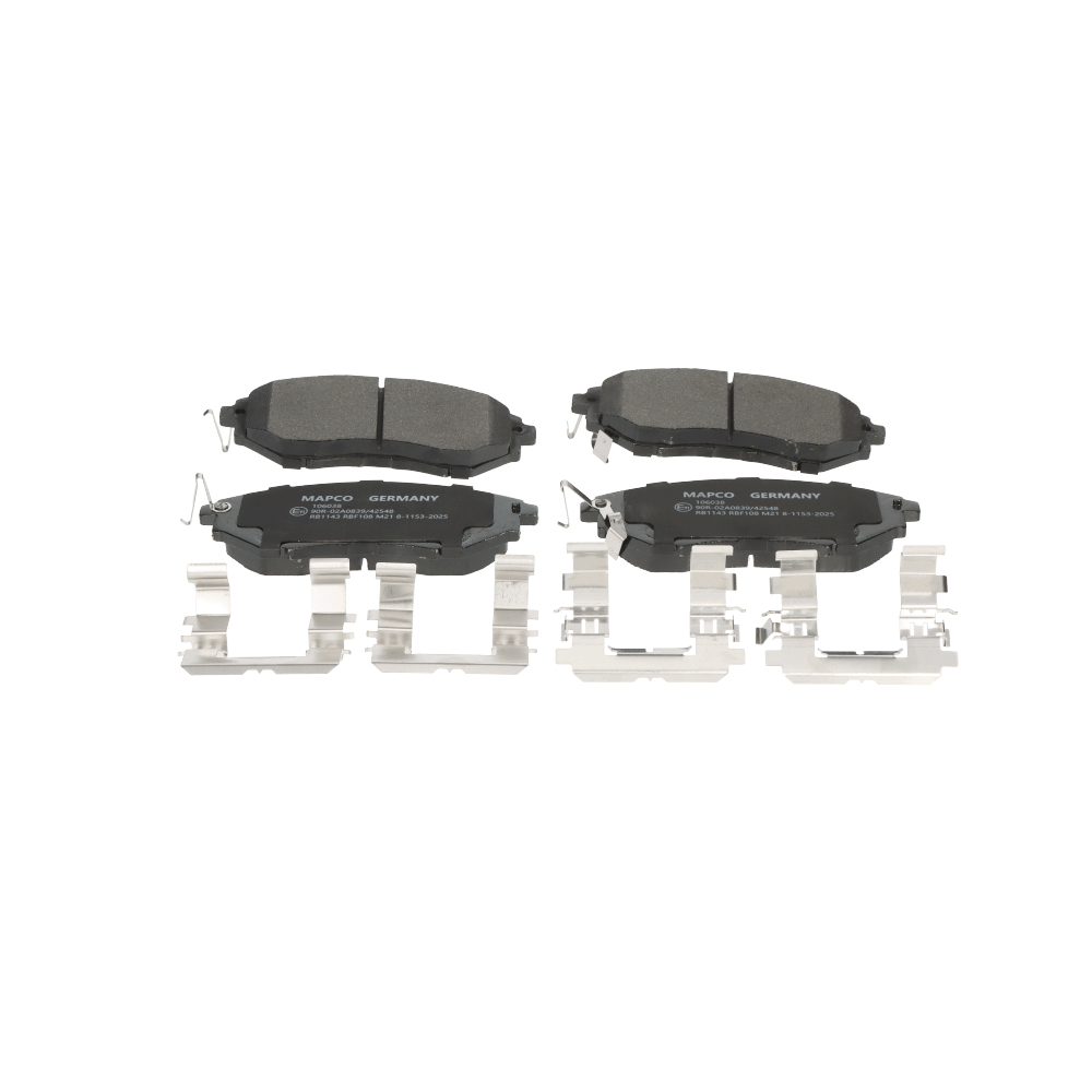 Jeu de plaquettes de frein MAPCO 106038 pour SUBARU