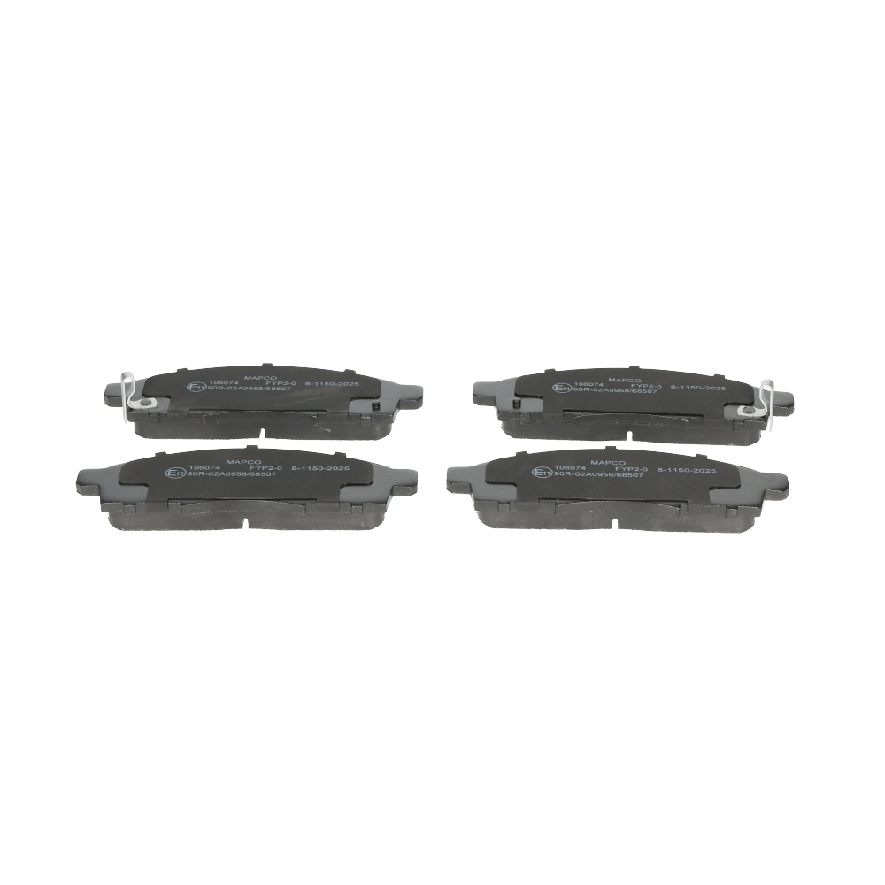 Bremseklosser 106074 MAPCO AY040NS158 MITSUBISHI