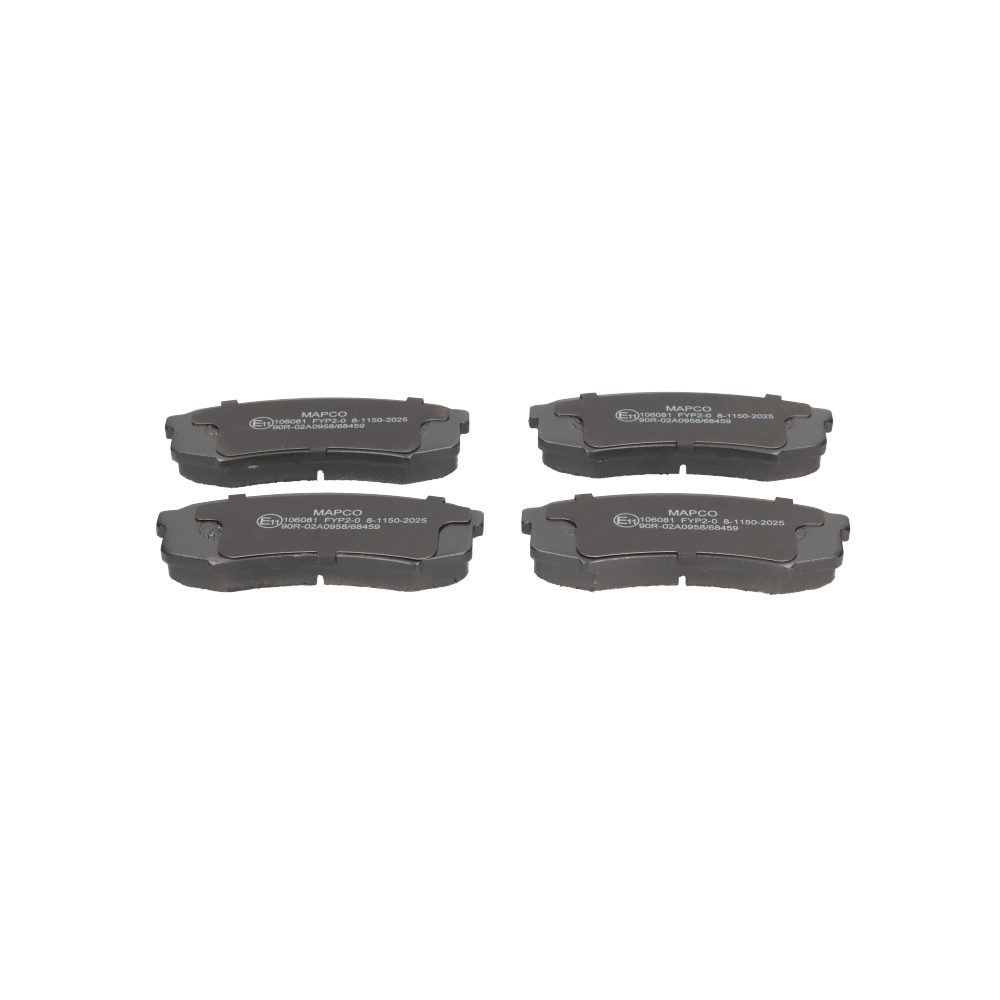 Brake pad set 106081 MAPCO 04465-60140 LEXUS