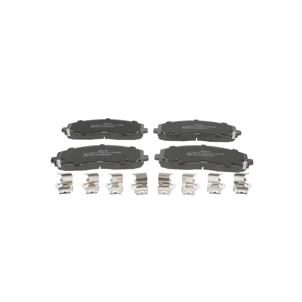 Piduriklotsid 106110 MAPCO 68317 914AA FIAT