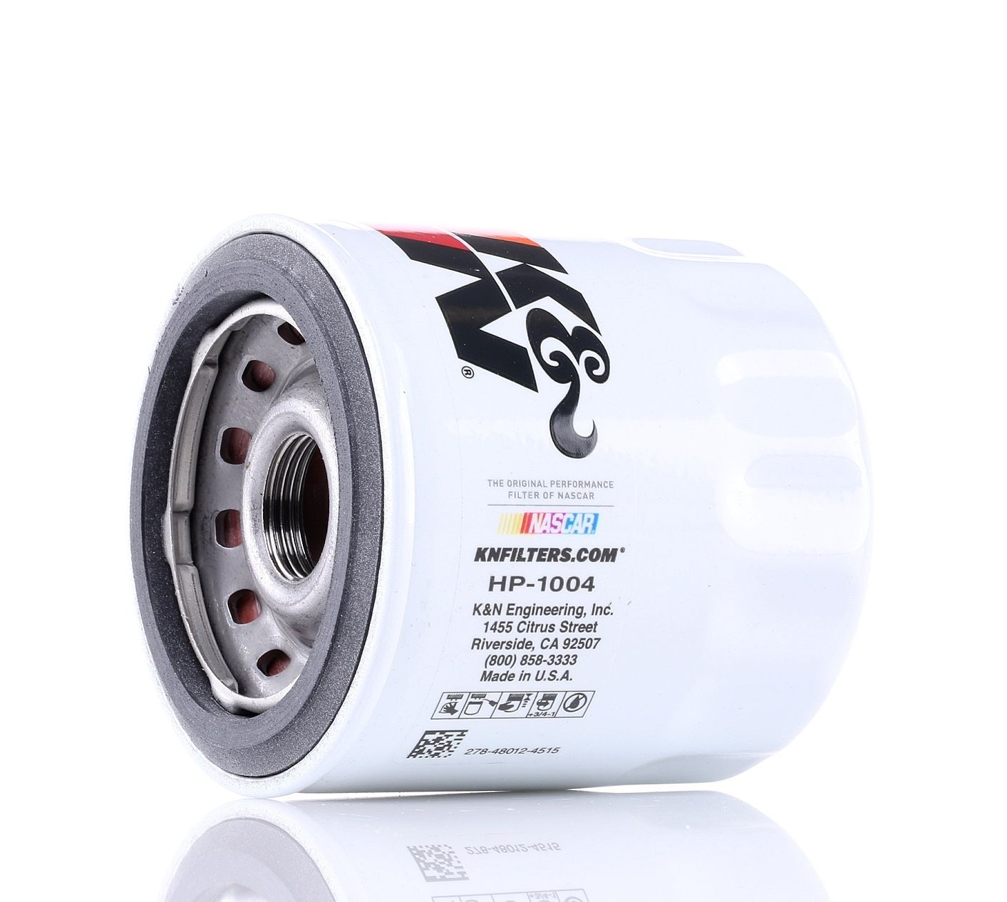 K&N Filters HP-1004 Oil filter Premium Oil Filter w/Wrench Off Nut Spin-on Filter-image-2736254