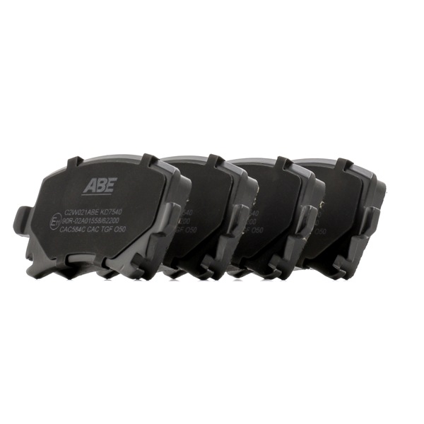 Plaquettes de frein C2W021ABE ABE 3C0 698 451G RENAULT