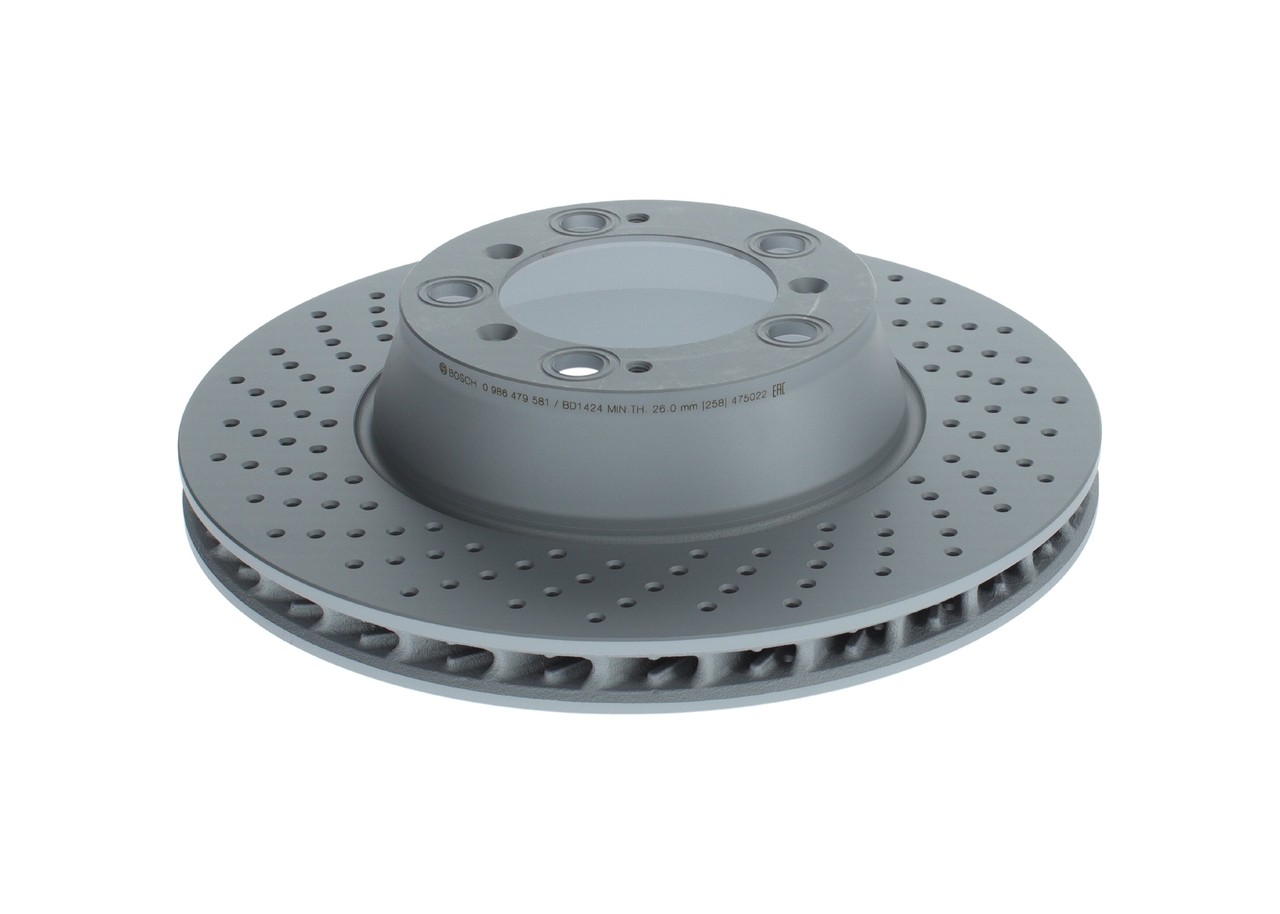 BOSCH 0 986 479 581 Δίσκοι PORSCHE 911 2009