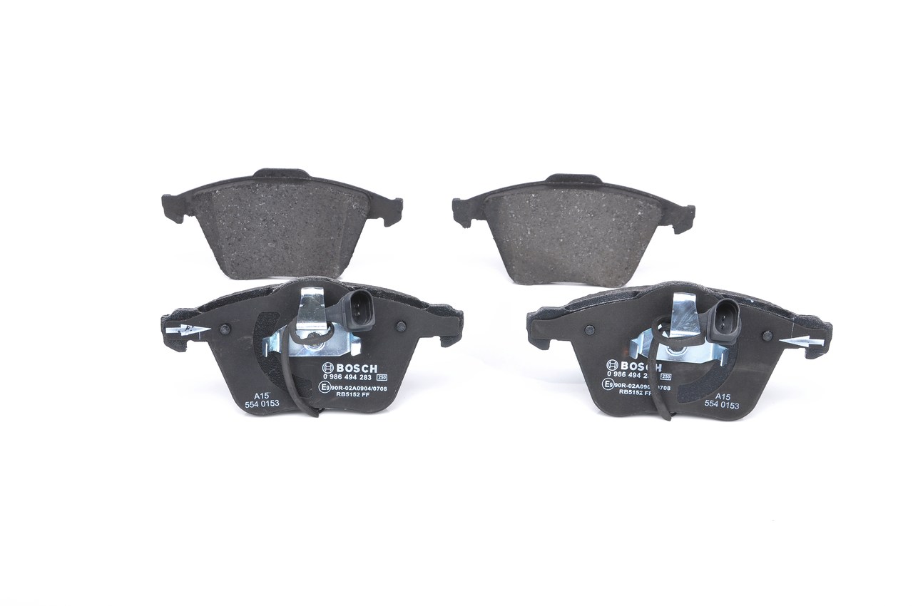 Plaquettes de frein 0 986 494 283 BOSCH 7B0 698 151R SKODA