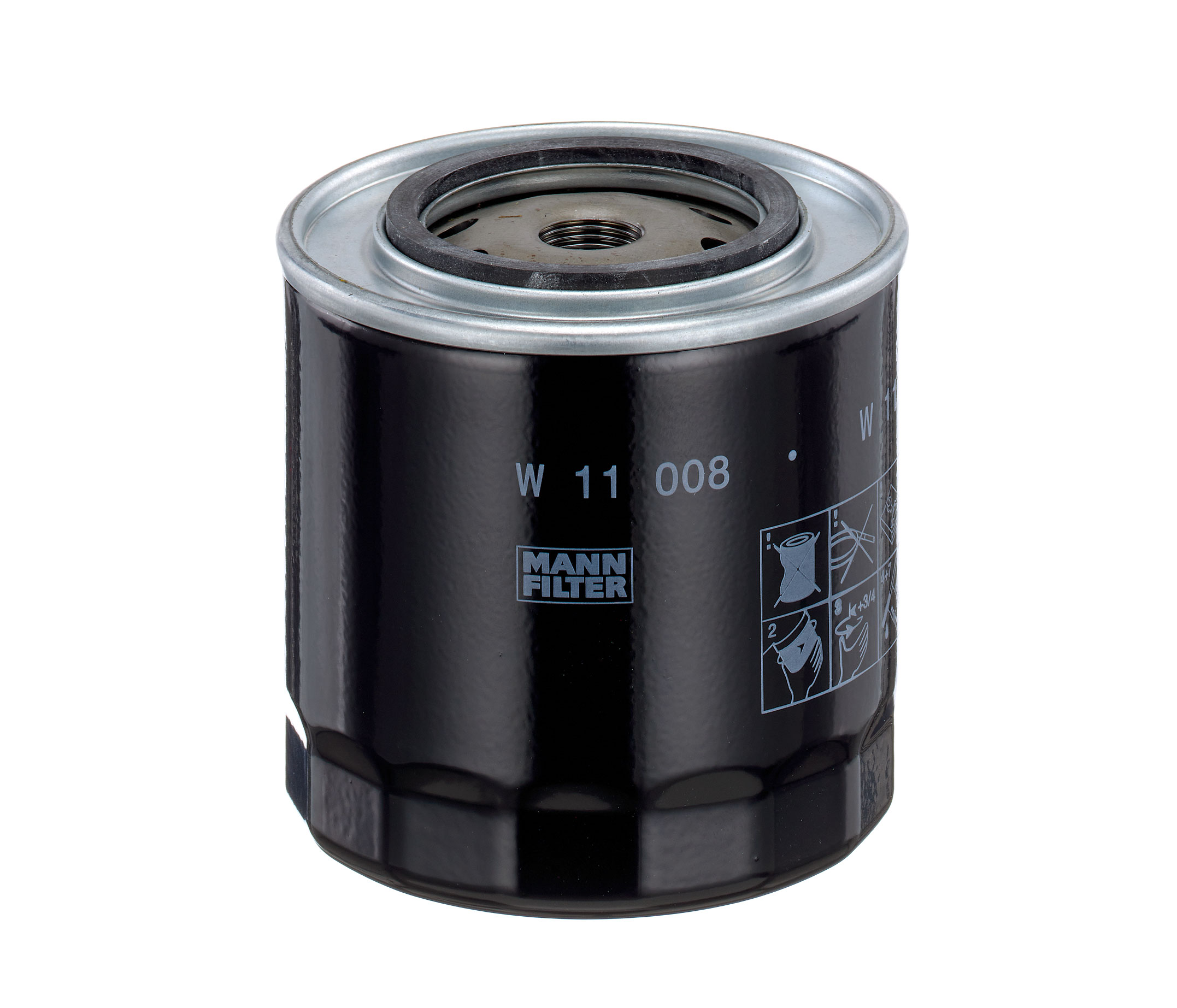 MANN-FILTER W 11 008 Oil filter Spin-on Filter, with one anti-return valve-image-7006132