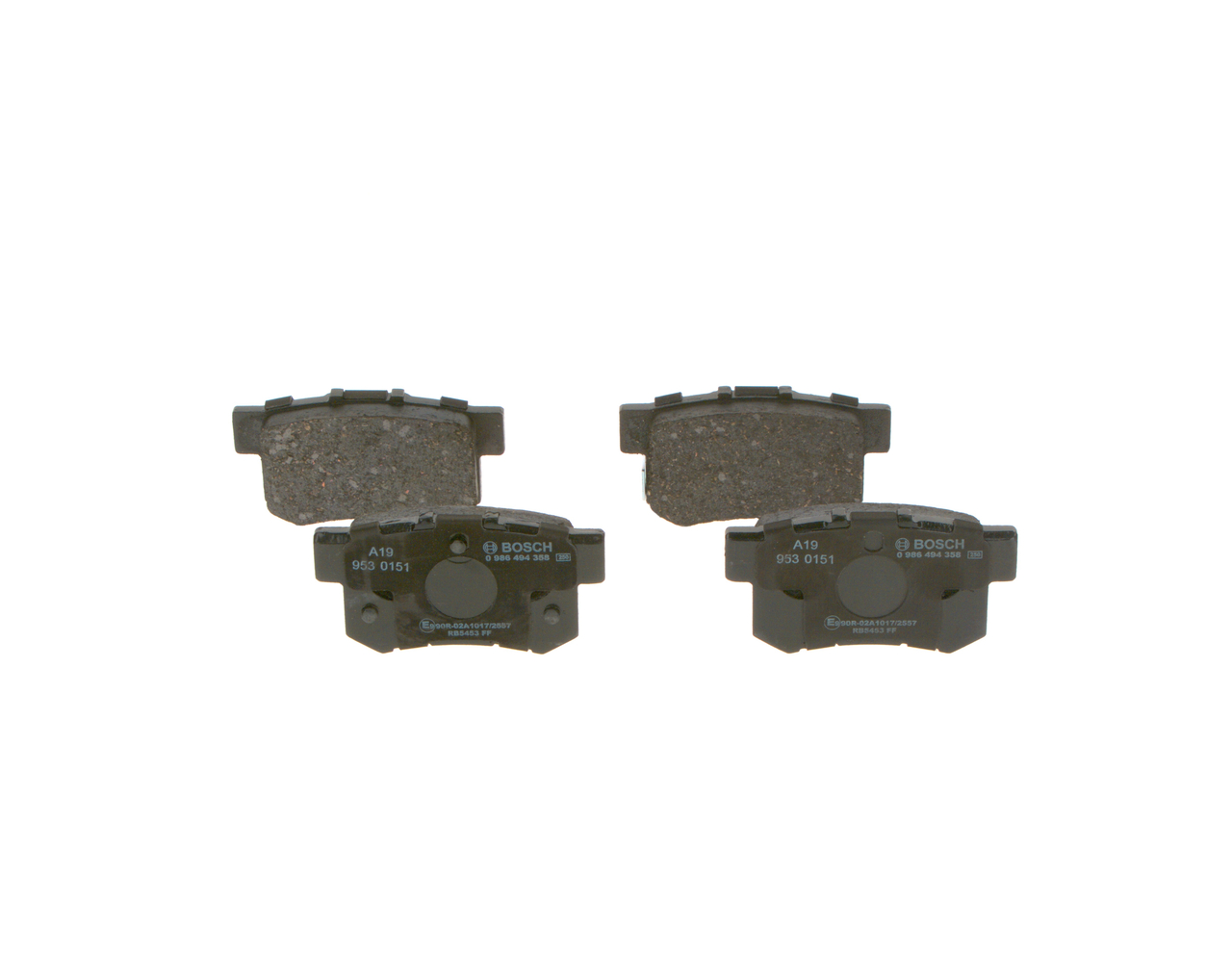 BOSCH Bremsbeläge 0 986 494 358 0 986 494 358 BOSCH HONDA CR-V Bremsbelagsatz Scheibenbremse Kosten
