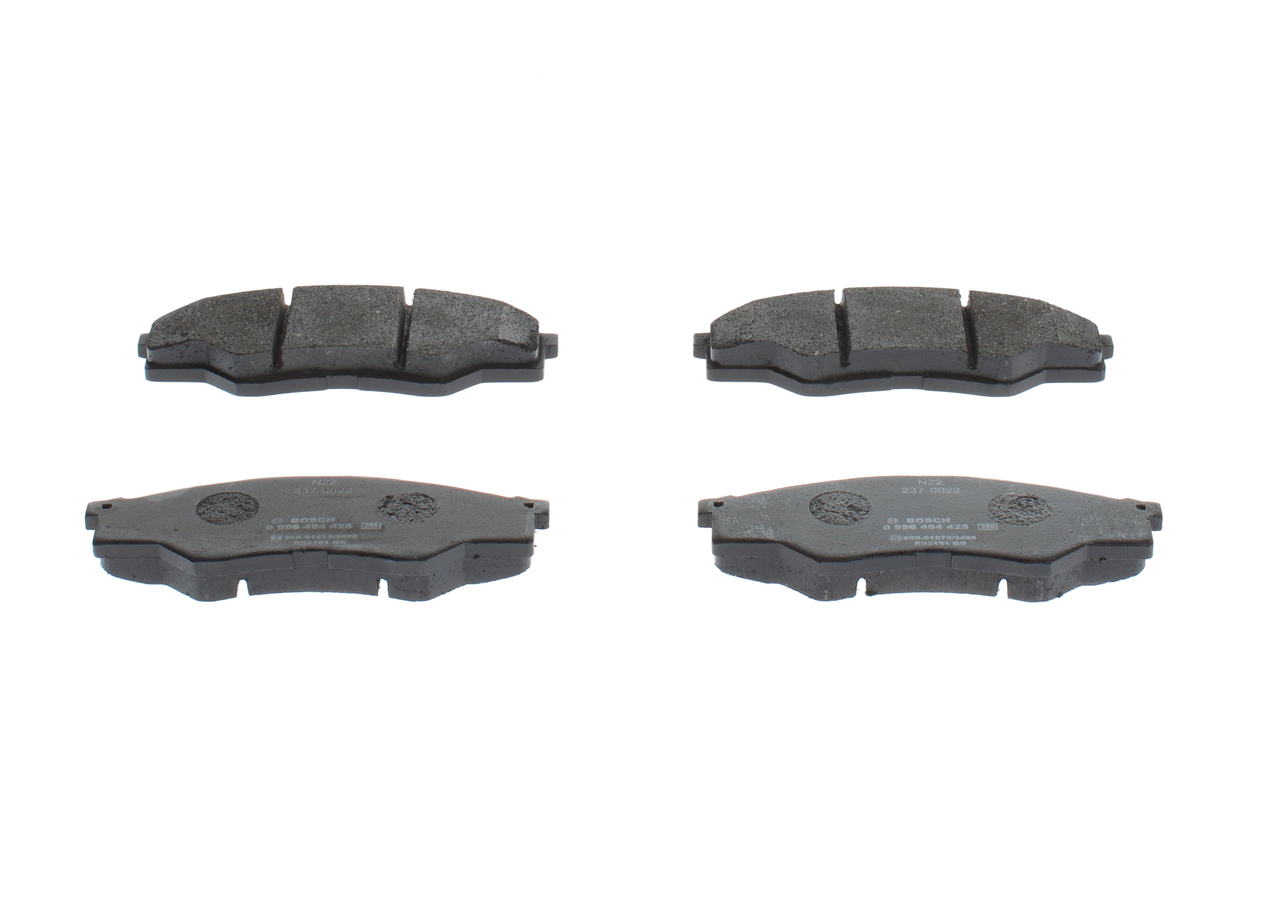 BOSCH 0 986 494 425 Plaquettes de frein Toyota Hilux III 2.5 D-4D (KUN15) 88 CV Diesel 2005