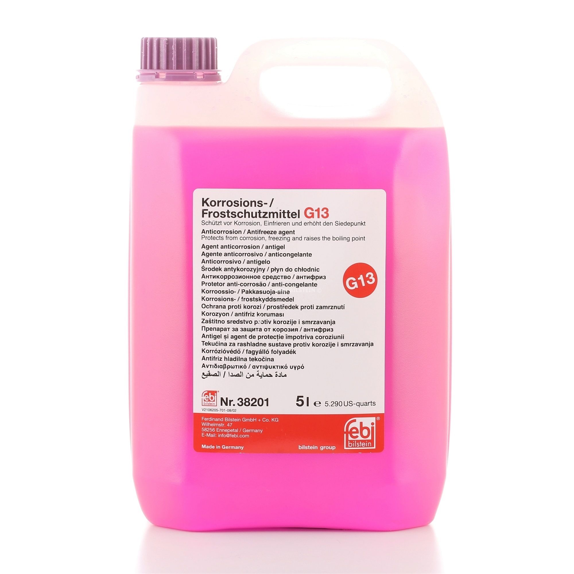 FEBI BILSTEIN 38201 Antifreeze VAG TL-774 J, violet, Capacity: 5l-image-7105883