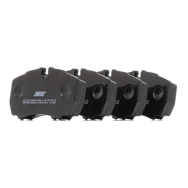 Pastilhas de travão 2912309560 JURID 5 0005 5657 IVECO