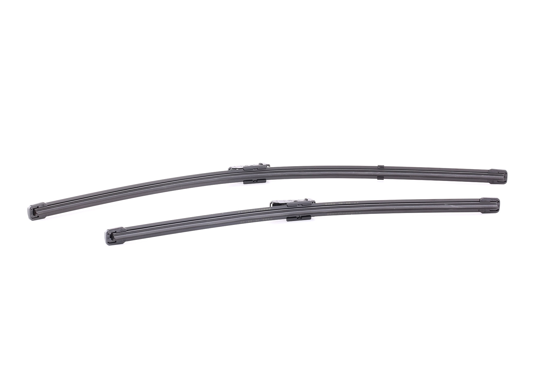 Side view of SWF 119270 Wiper blade Front, 450mm, with pre-mounted adaptor