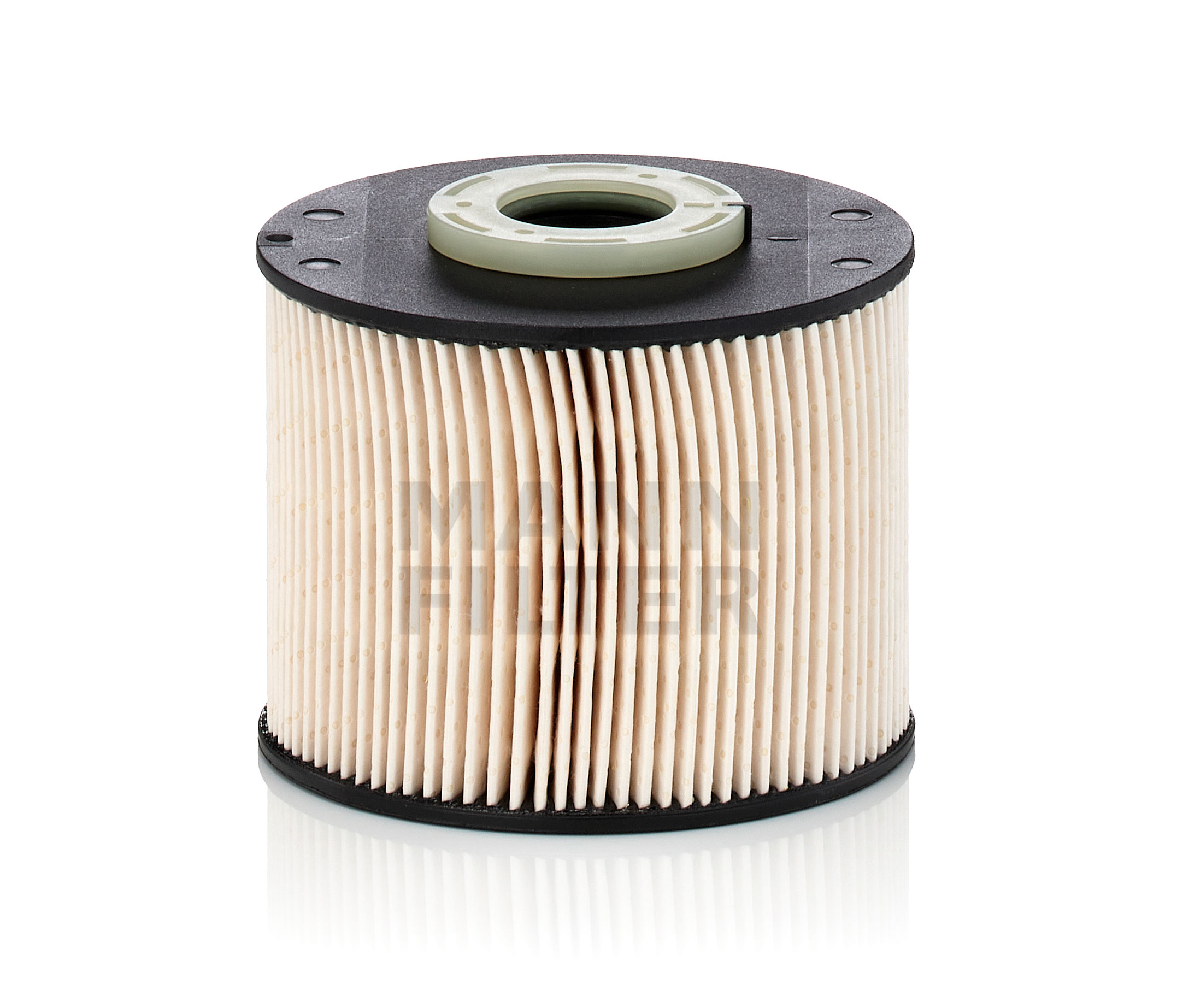 Side view of MANN-FILTER PU 927 x Fuel Filter with gasket/seal