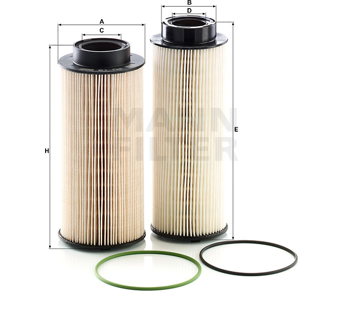 Kraftstofffilter PU 10 003-2 x MANN-FILTER 1 736 251 FORD