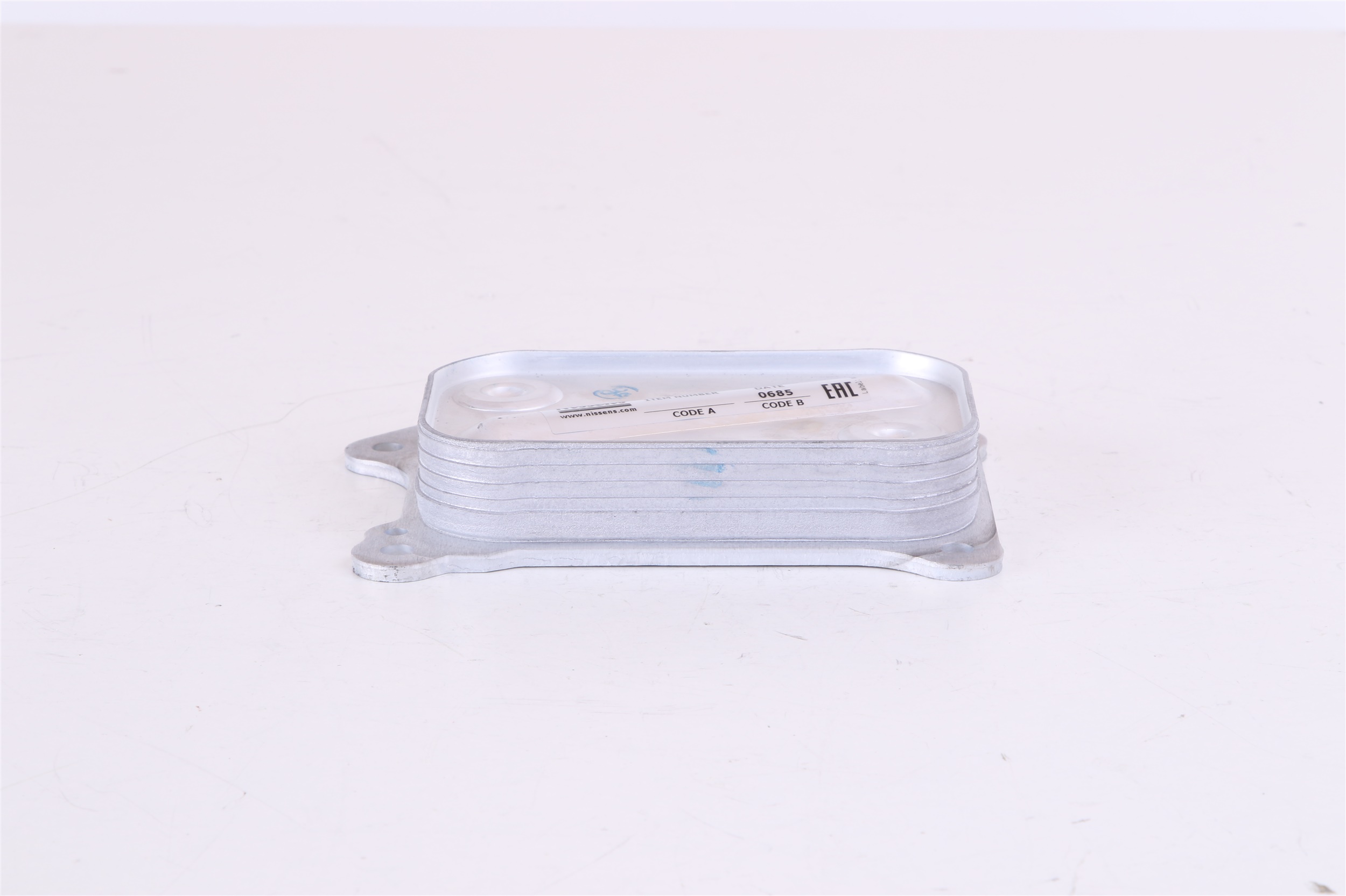 Oliekøler, motorolie 90700 NISSENS 93186851 CITROËN