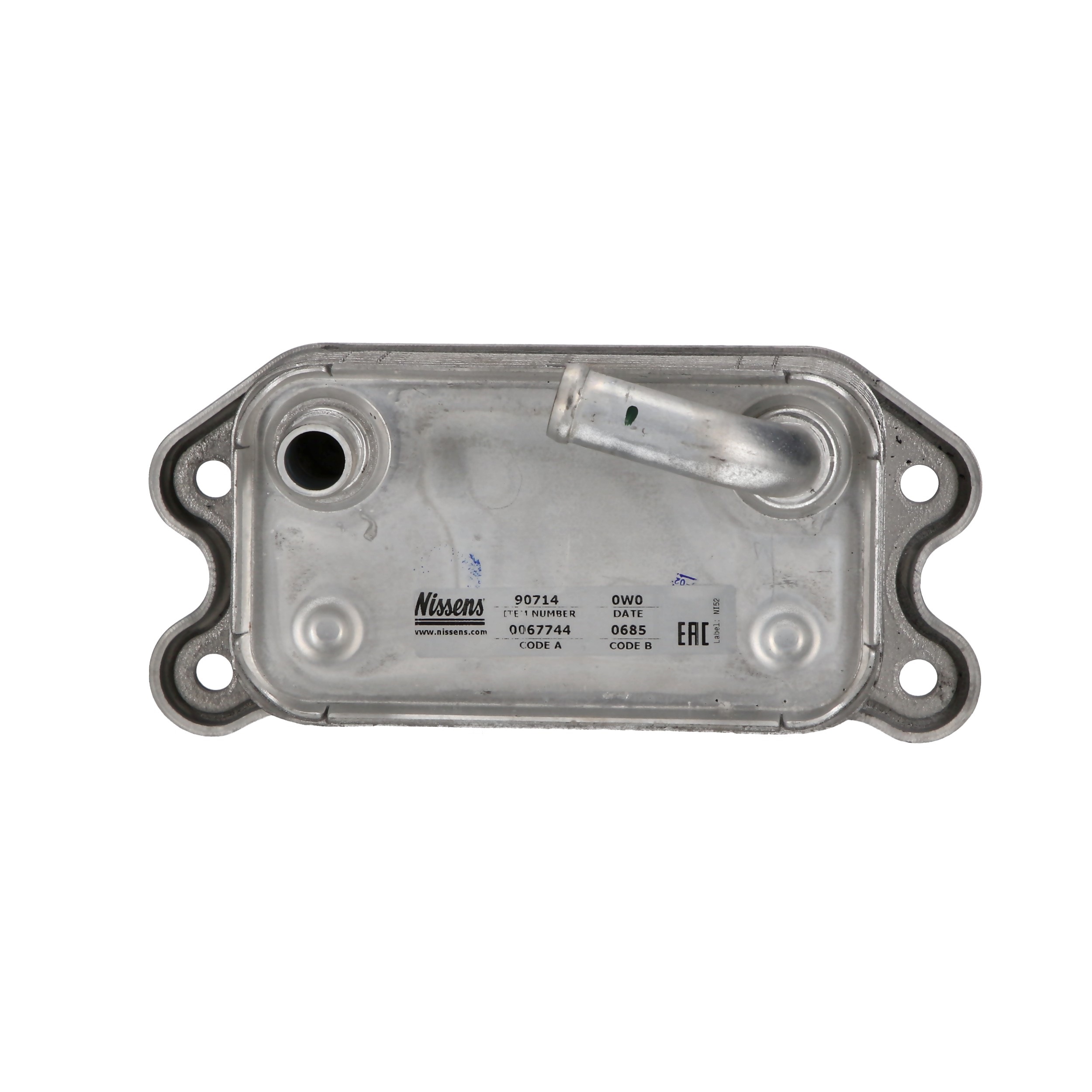 Eļļas radiators, Motoreļļa 90714 NISSENS 1453622 FORD