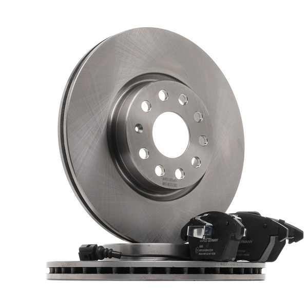 Remblokken en remschijven MAPCO 47833 voor VW, AUDI, SEAT, SKODA