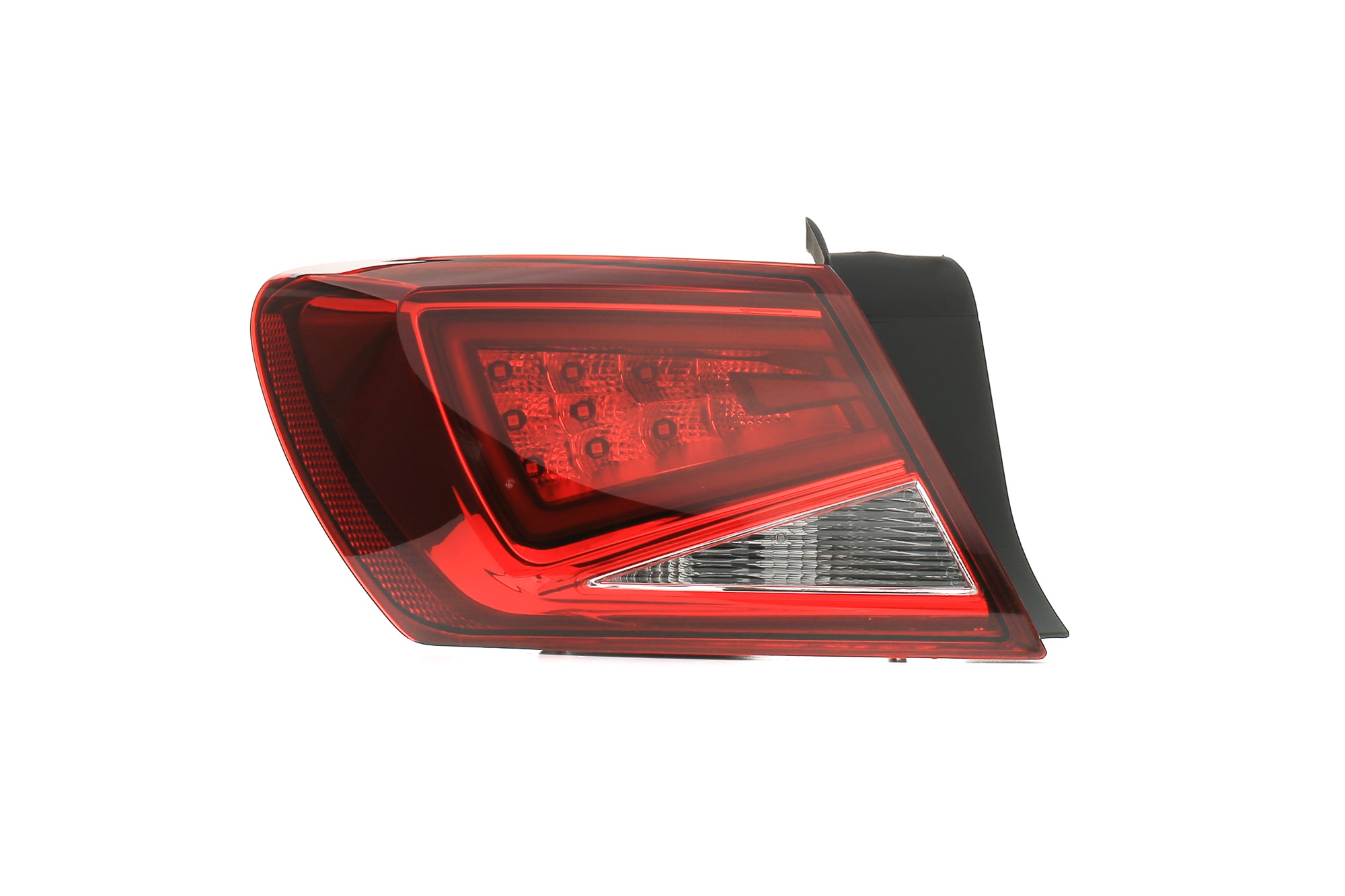 Side view of VALEO 045114 Rear light Left, with bulb holder, Outer section, without bulbs