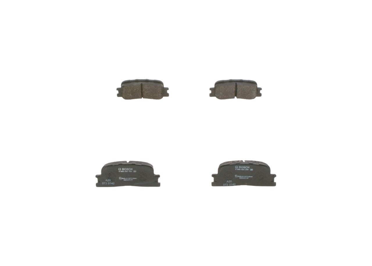 Juego de pastillas de freno 0 986 494 359 BOSCH 446633100 Volkswagen