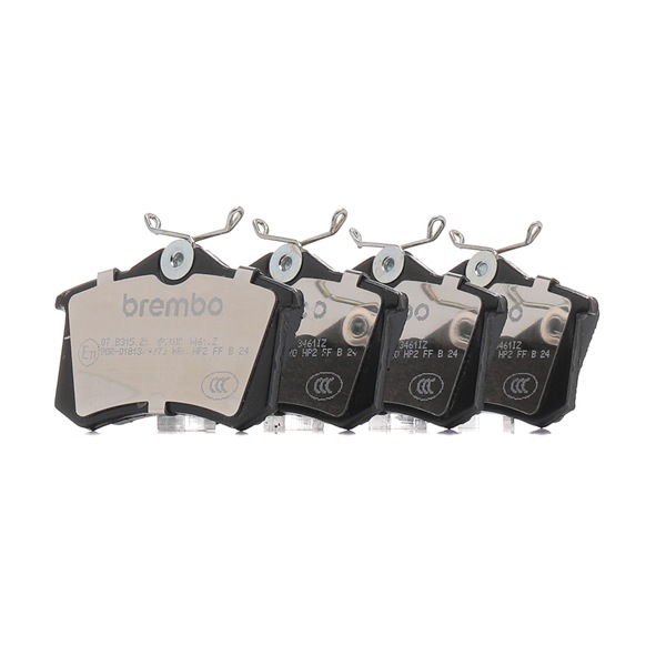 Disques et plaquettes de freins 07.B315.25 BREMBO 10400936 RENAULT