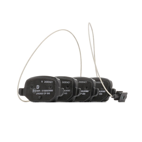 DELPHI LP2302 Jarrupalat, levyjarru