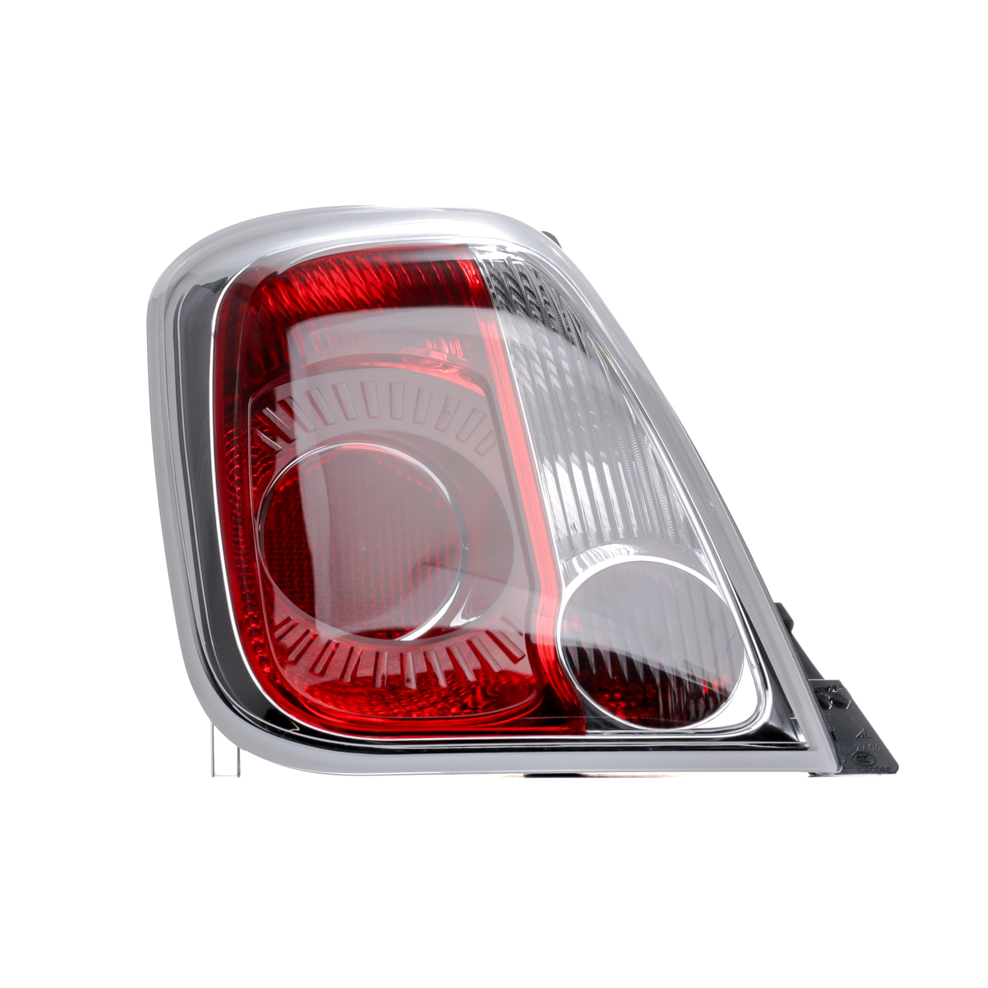 Side view of MAGNETI MARELLI 714027040791 Rear light Left, with bulb holder, P21W