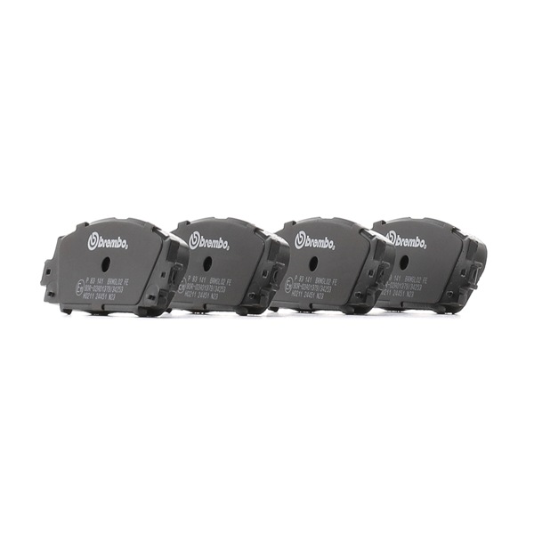BREMBO Prime P 83 141 Σετ τακάκια TOYOTA PRIUS 2024