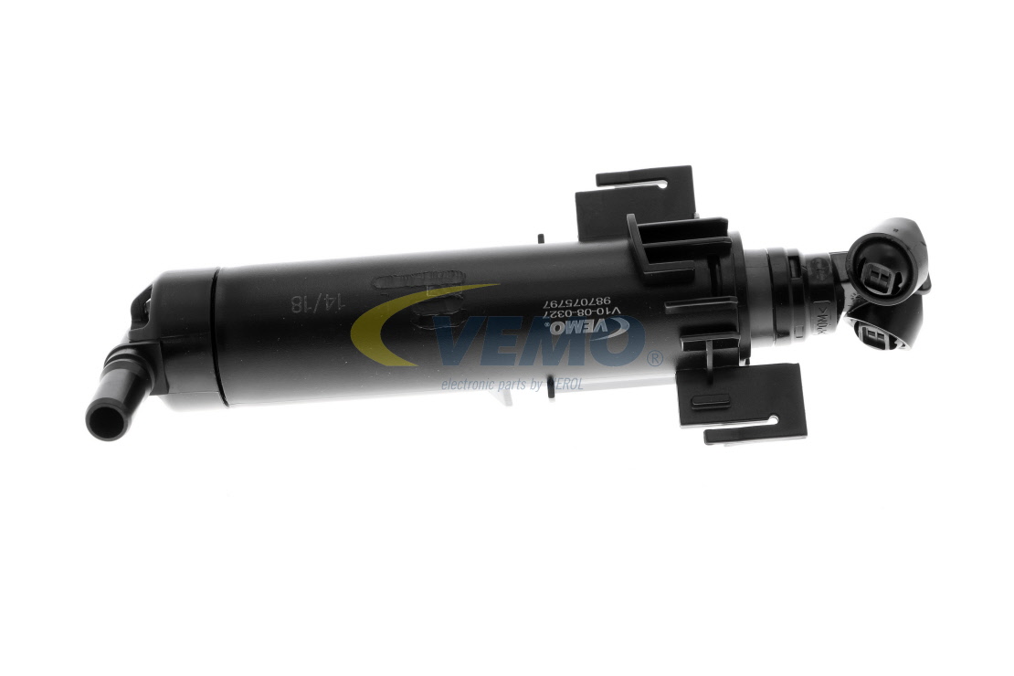 VEMO V10-08-0327 Washer Fluid Jet, headlight cleaning Left Front, Q+, original equipment manufacturer quality-image-7539791