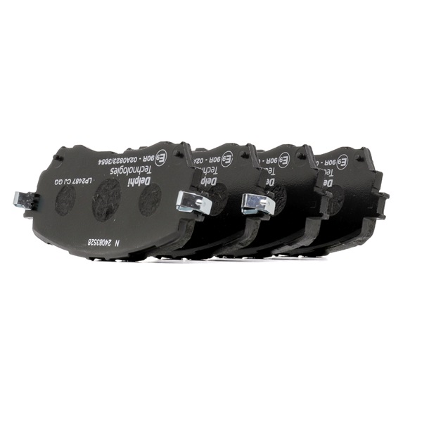DELPHI Bremseklodser LP2487 Bremseklodser DELPHI MPV LP2487 billig