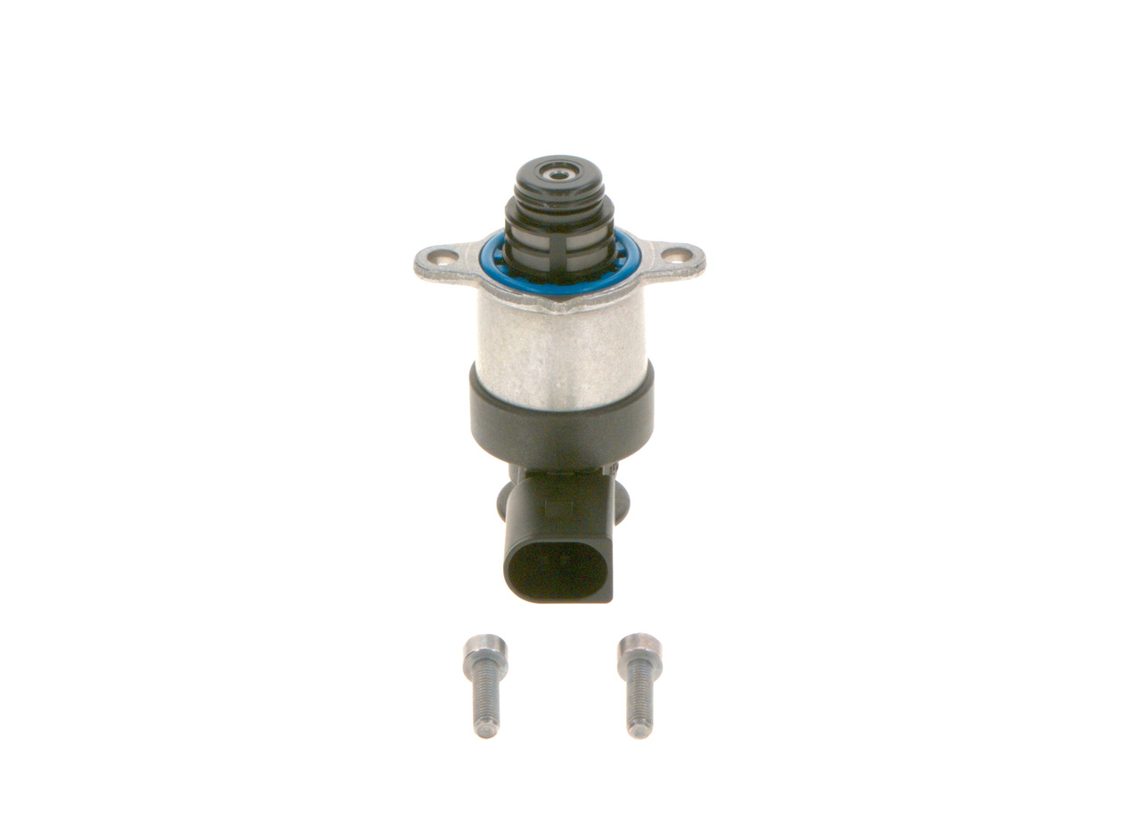 Side view of BOSCH 1 462 C00 987 Fuel metering valve High Pressure Pump (low pressure side), with fastening/mounting material