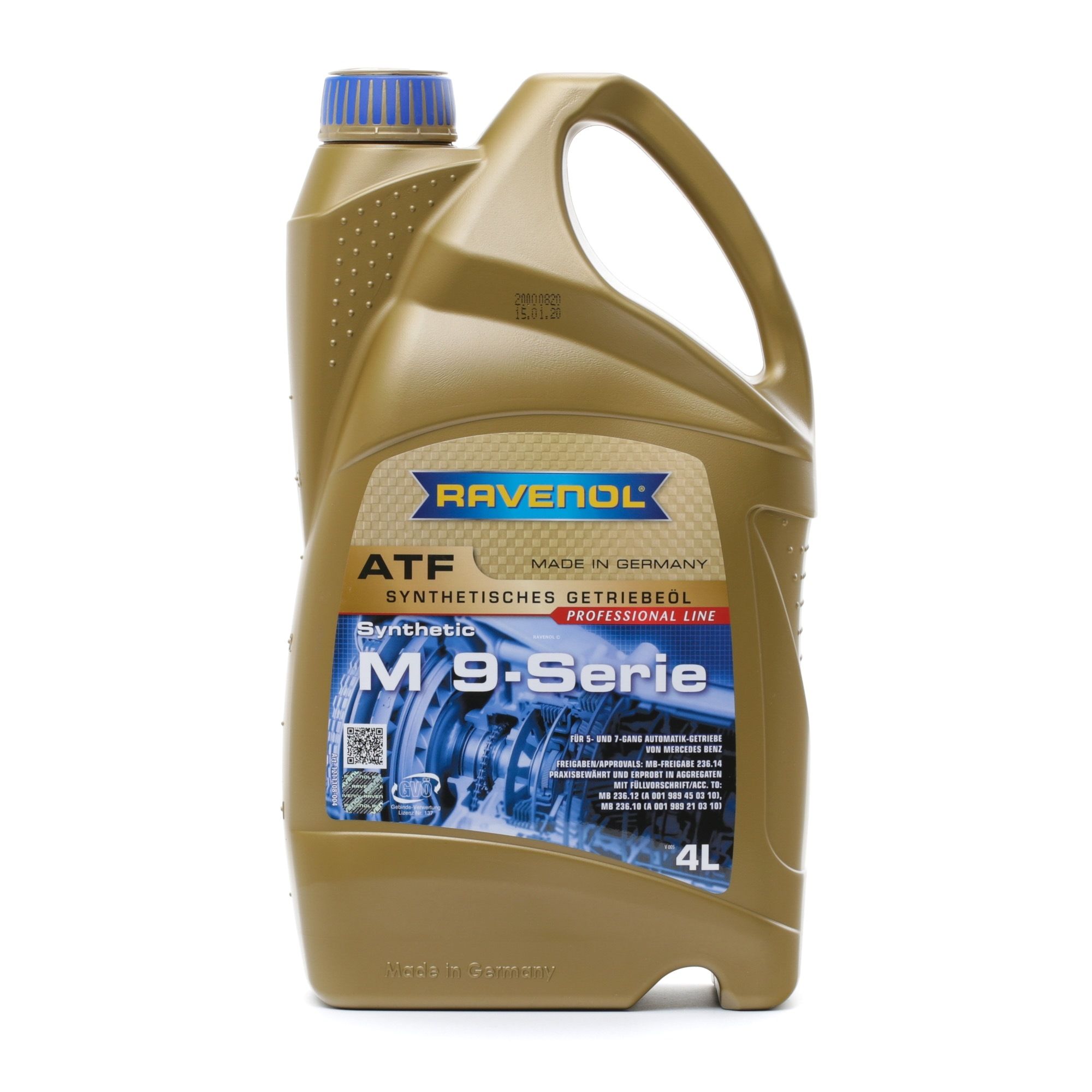 RAVENOL 1211108-004-01-999 Automatic Transmission Fluid Capacity: 4l, ATF M9-image-7669016