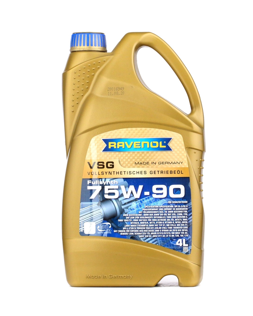 RAVENOL 1221101-004-01-999 Transmission Oil 75W-90, Capacity: 4l, Full Synthetic Oil-image-7669061