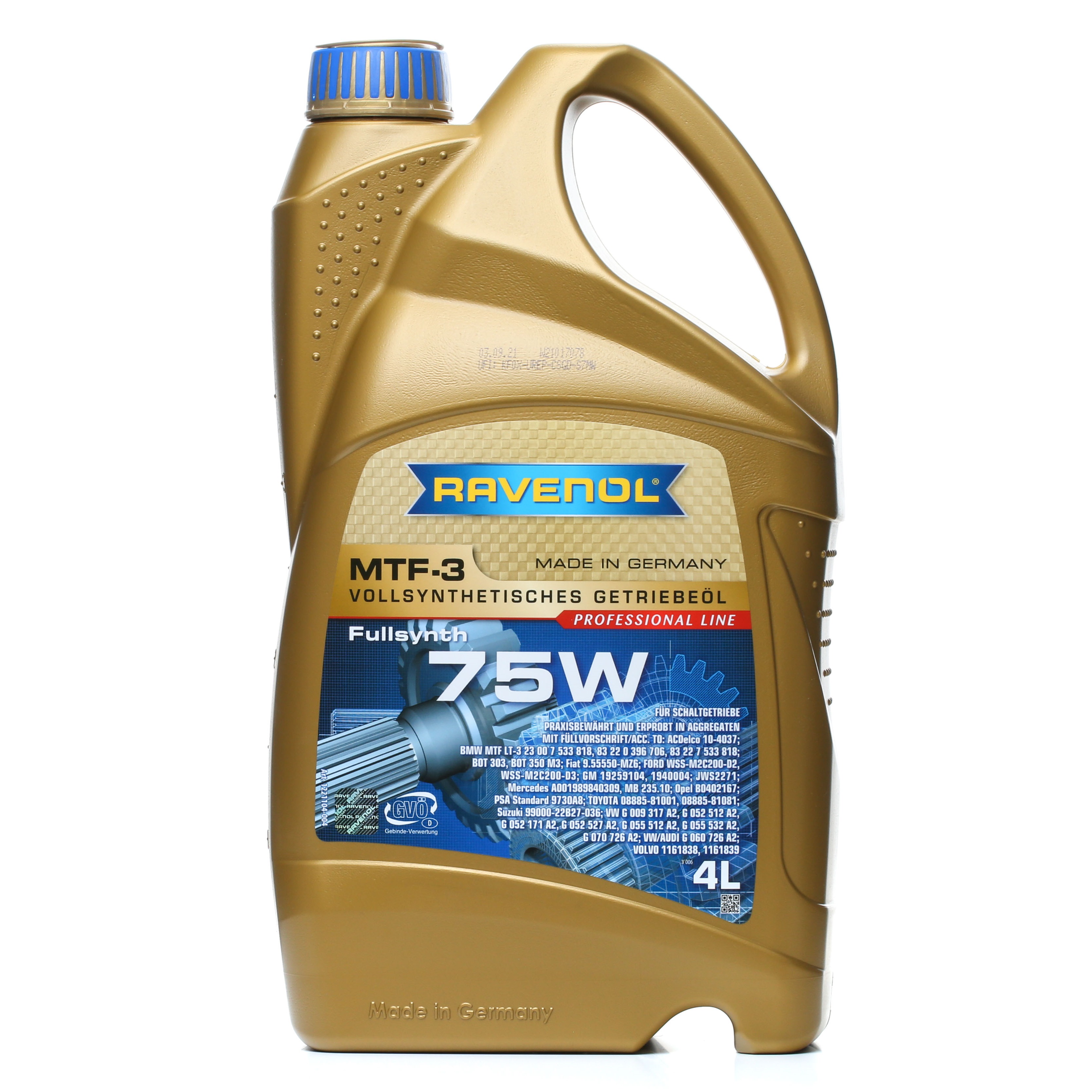 RAVENOL 1221104-004-01-999 Transmission Oil 75W, Capacity: 4l, Full Synthetic Oil-image-7669065