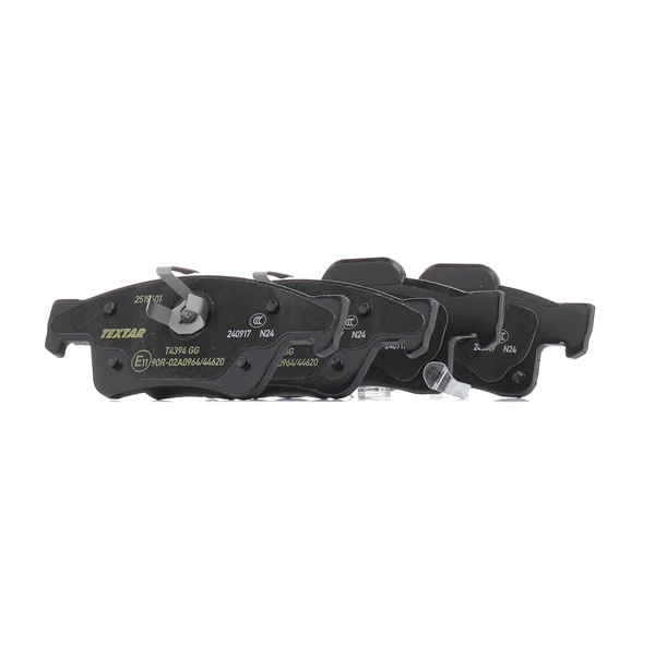 TEXTAR 2519601 Piduriklots eesmised ja tagumised Jeep GRAND CHEROKEE 2016